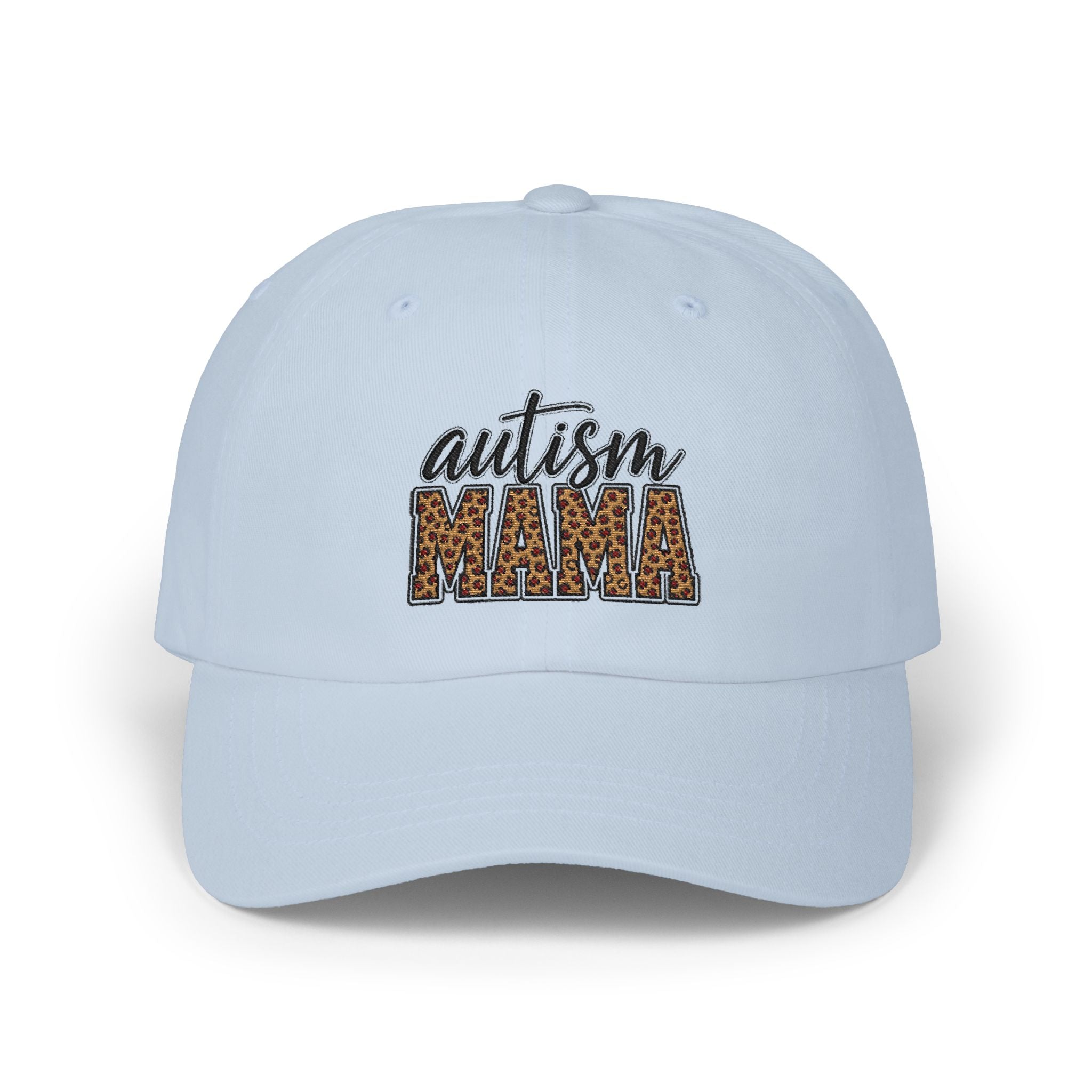 Autism Mama leopard print embroidery Dad Cap | Autism Awareness hat