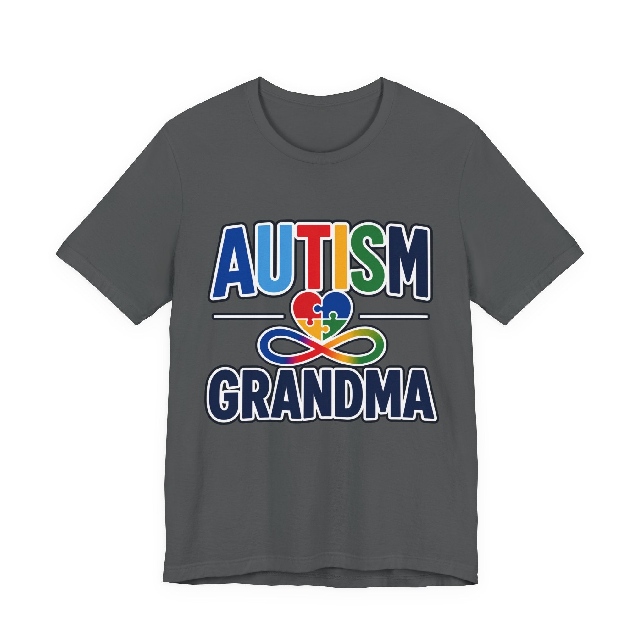 Autism Grandma Shirt | Puzzle Heart Infinity T-Shirt | Proud Autism Grandma Tee | Autism Awareness & Acceptance Gift