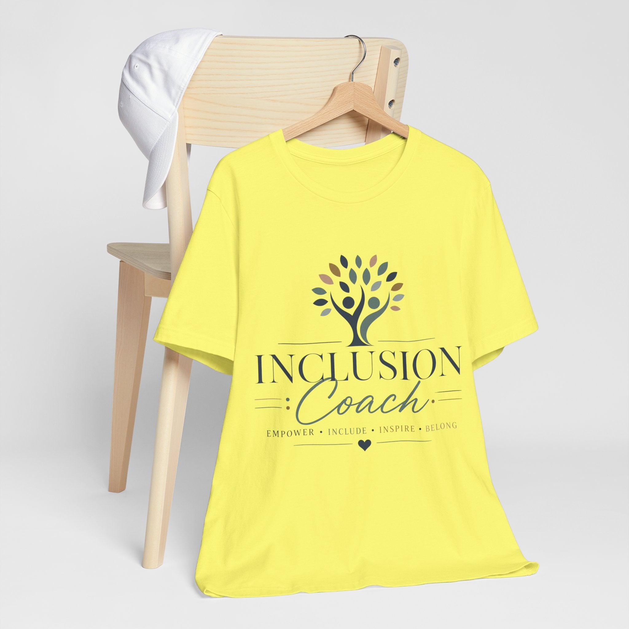 Inclusion Coach T-Shirt | Tree Logo, Empower Inclusivity, Diversity