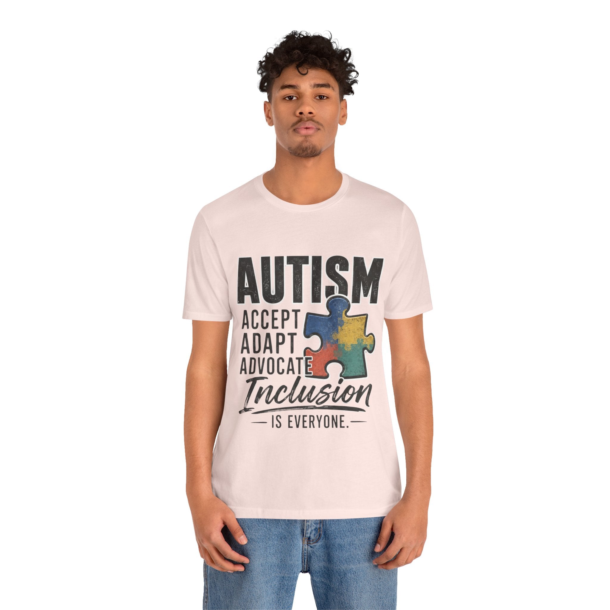 Autism Acceptance Shirt Inclusion Advocate T Shirt Puzzle Piece Tee Neurodiversity Awareness Special Needs Support Unisex Gift
