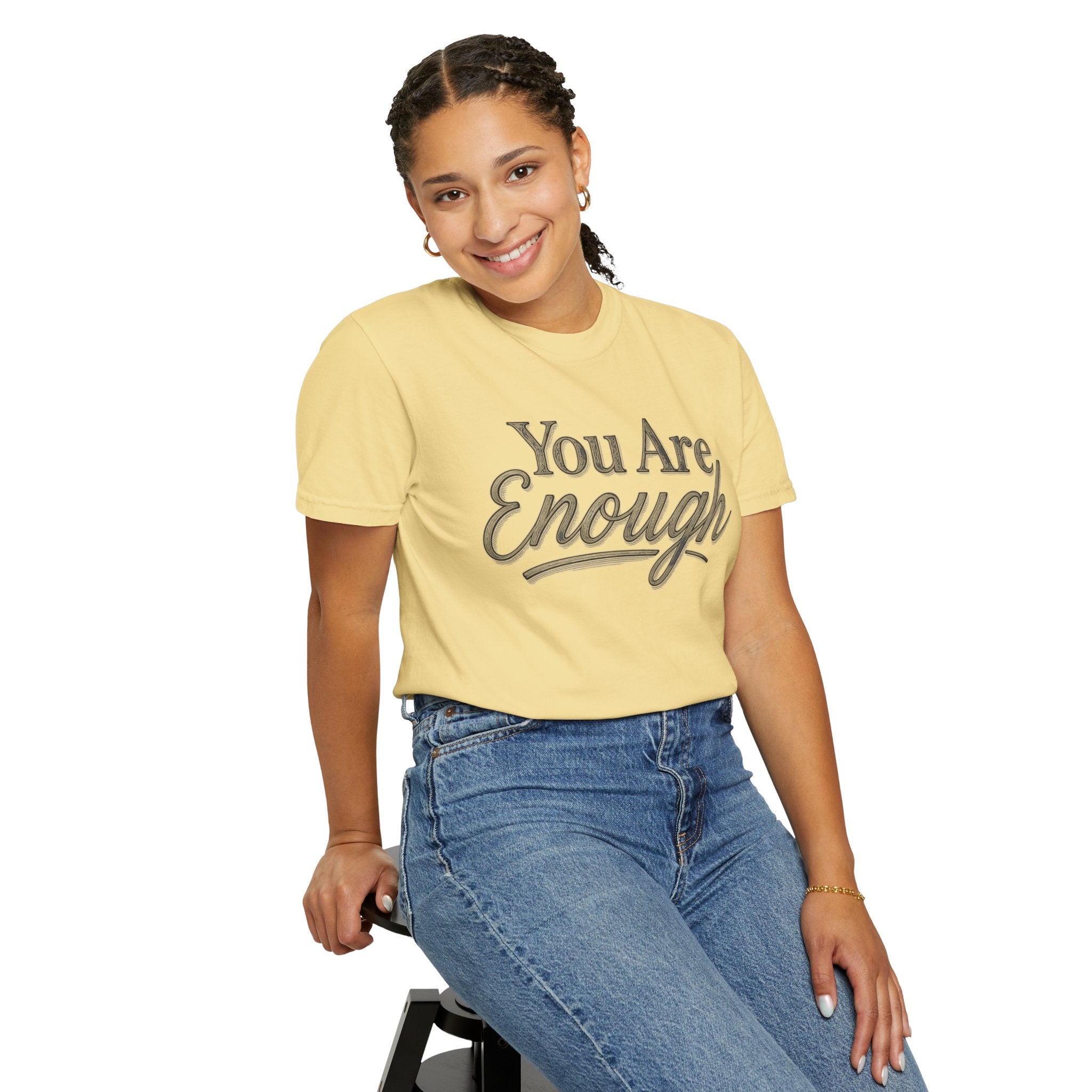 You Are Enough Shirt Inspirational T Shirt Positive Affirmation Tee Mental Health Awareness Shirt Self Love Gift Motivational Apparel