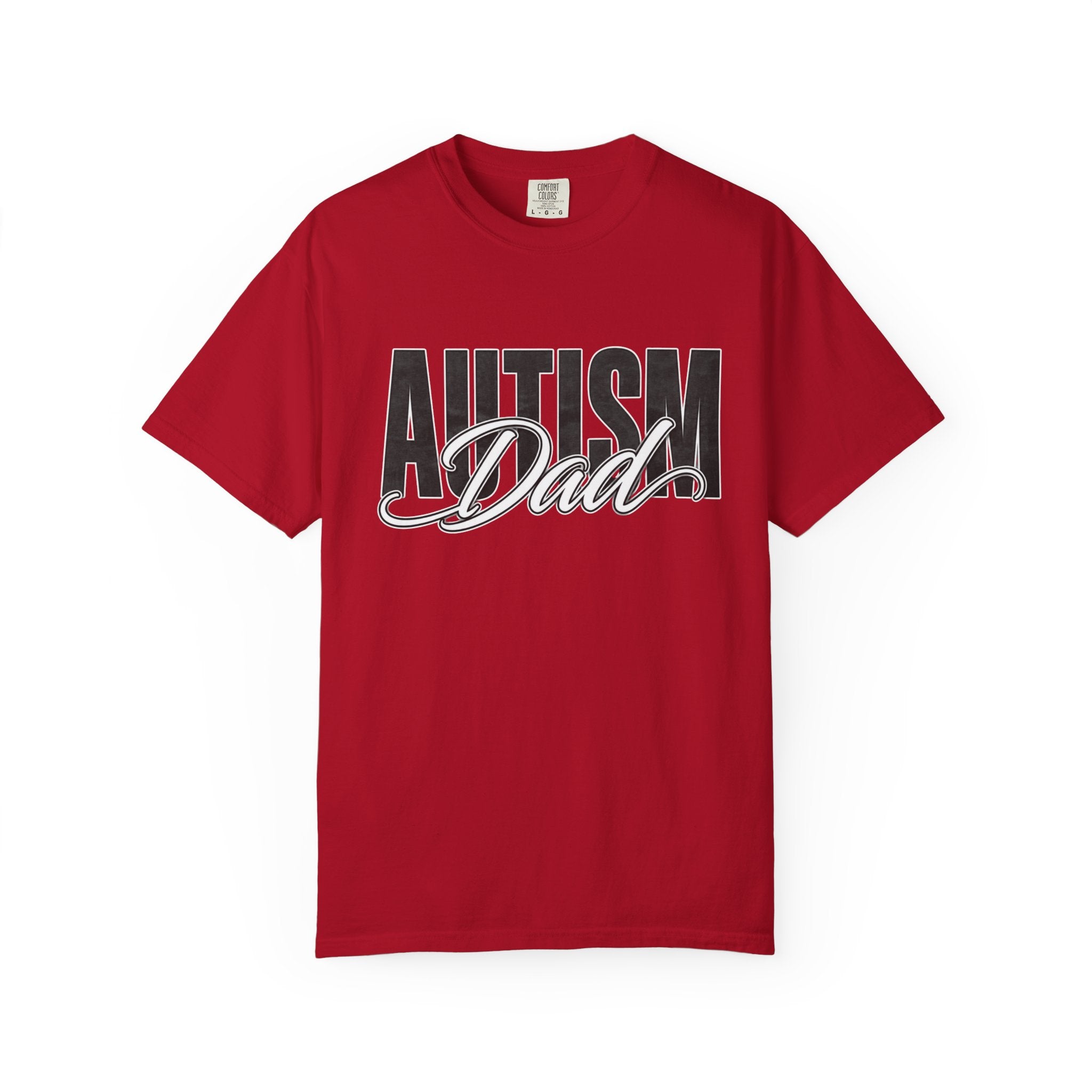 Autism Dad Shirt Autism Dad T Shirt Proud Autism Father Rainbow Block Letter Tee Autism Awareness Autism Acceptance Gift for Dad