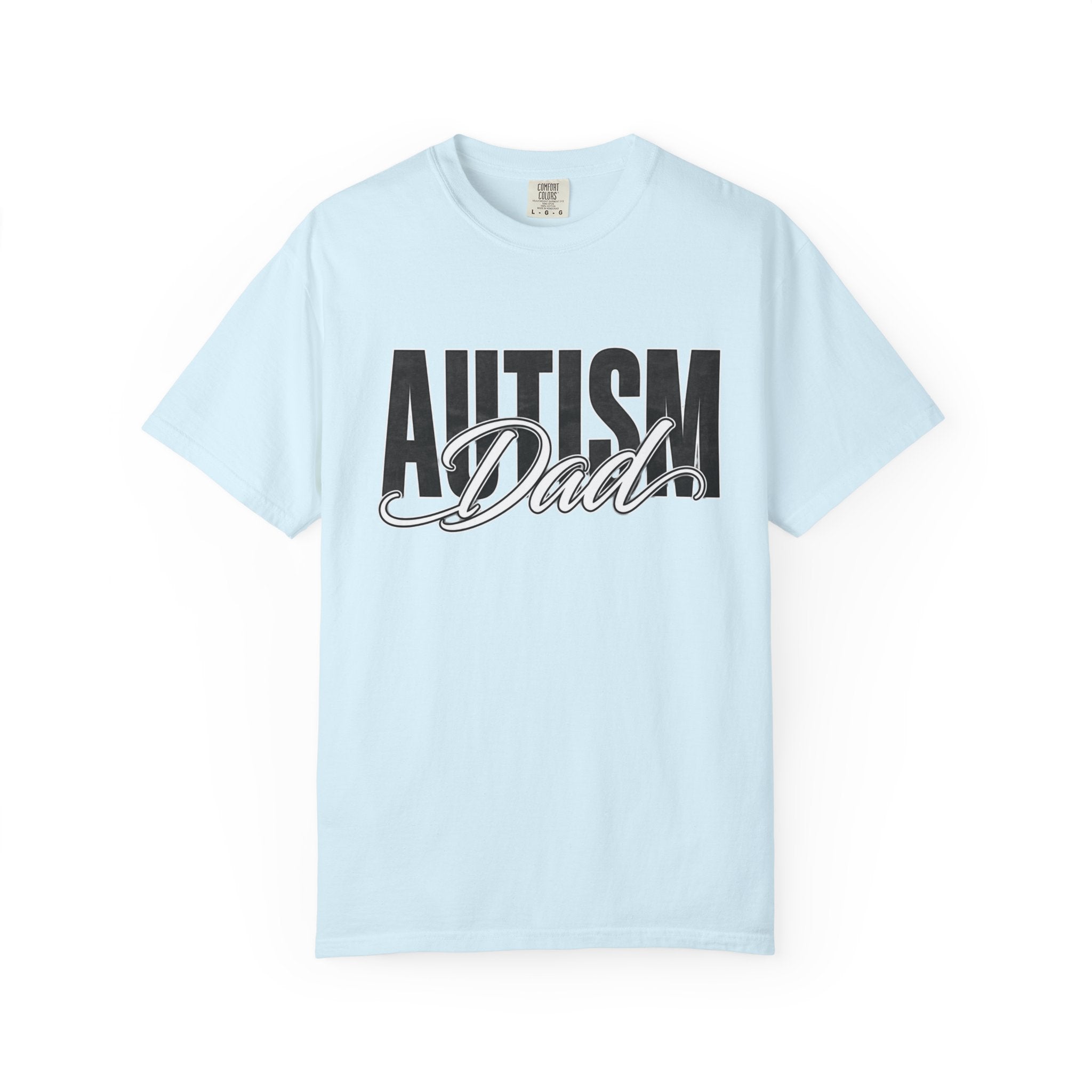 Autism Dad Shirt Autism Dad T Shirt Proud Autism Father Rainbow Block Letter Tee Autism Awareness Autism Acceptance Gift for Dad