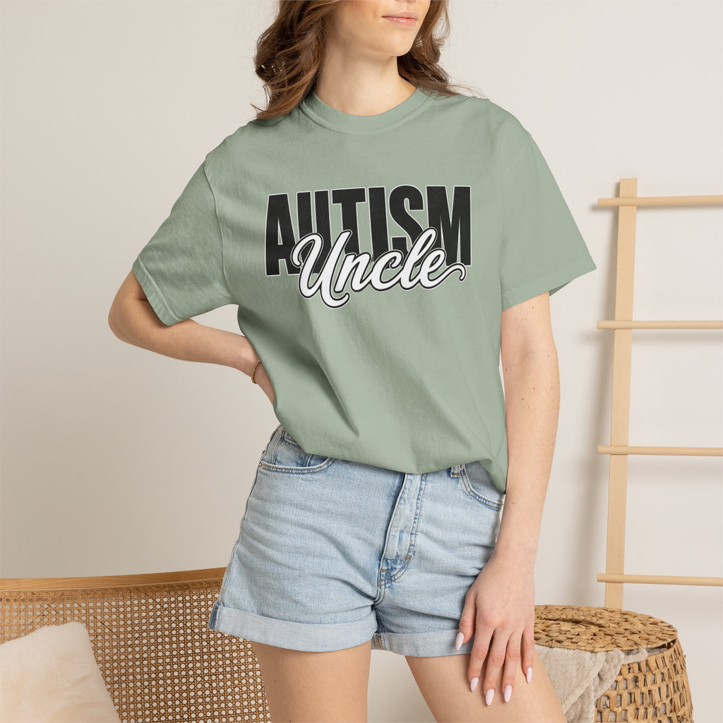 Autism Uncle Shirt Proud Autism Uncle T Shirt Autism Awareness Autism Acceptance Gift Puzzle Heart Special Needs Family Tee
