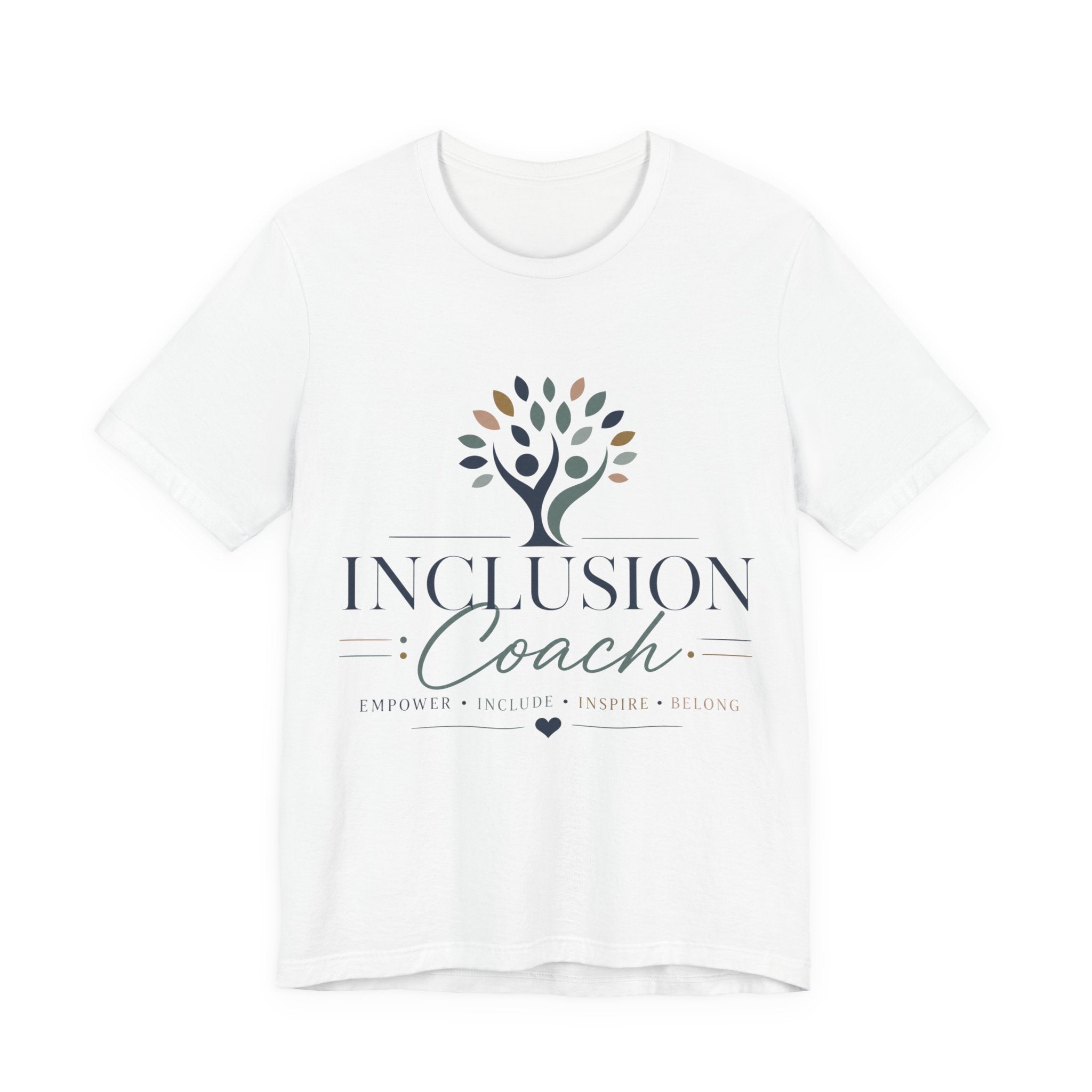 Inclusion Coach T-Shirt | Tree Logo, Empower Inclusivity, Diversity