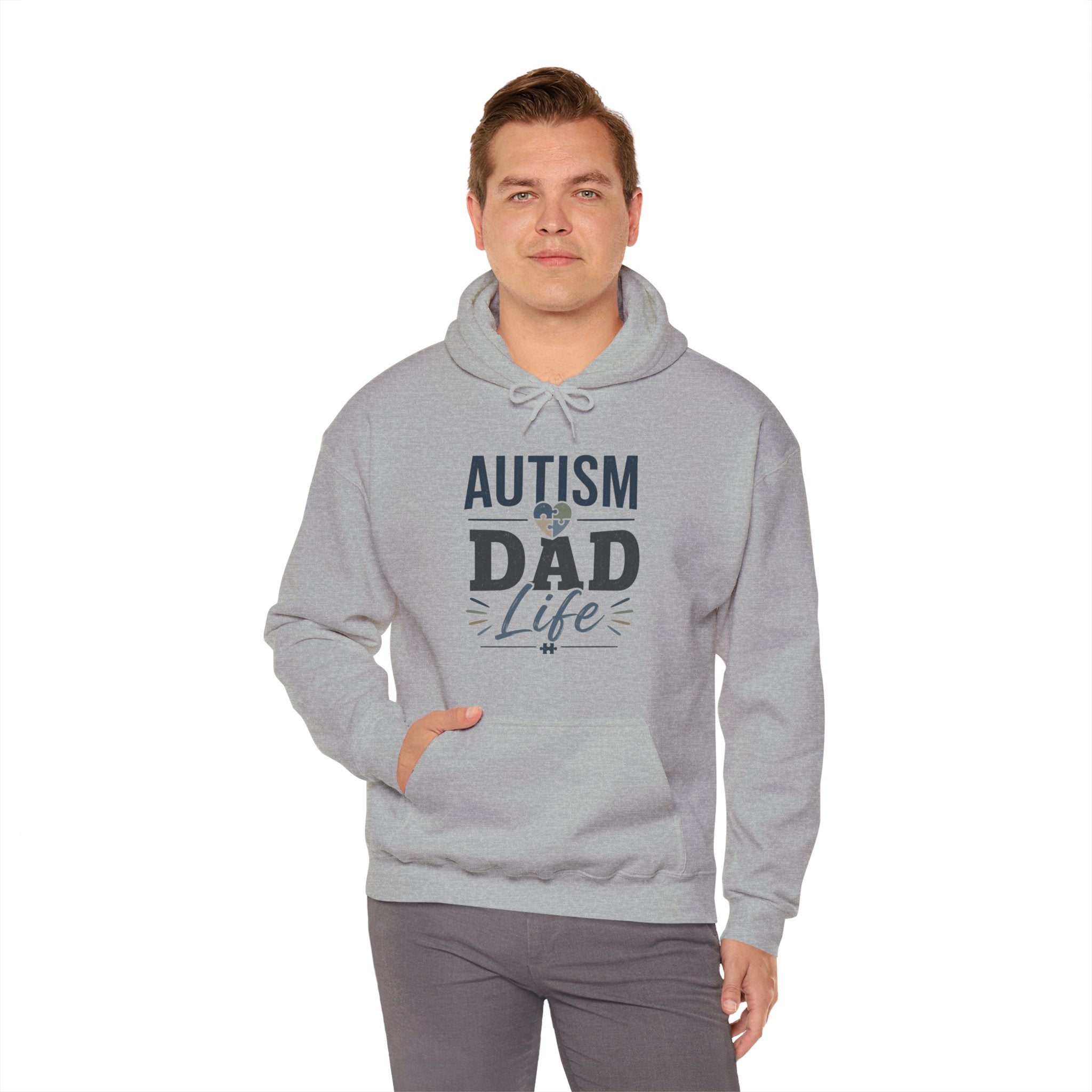 Autism Dad Life Hoodie | Autism Awareness Dad Sweatshirt