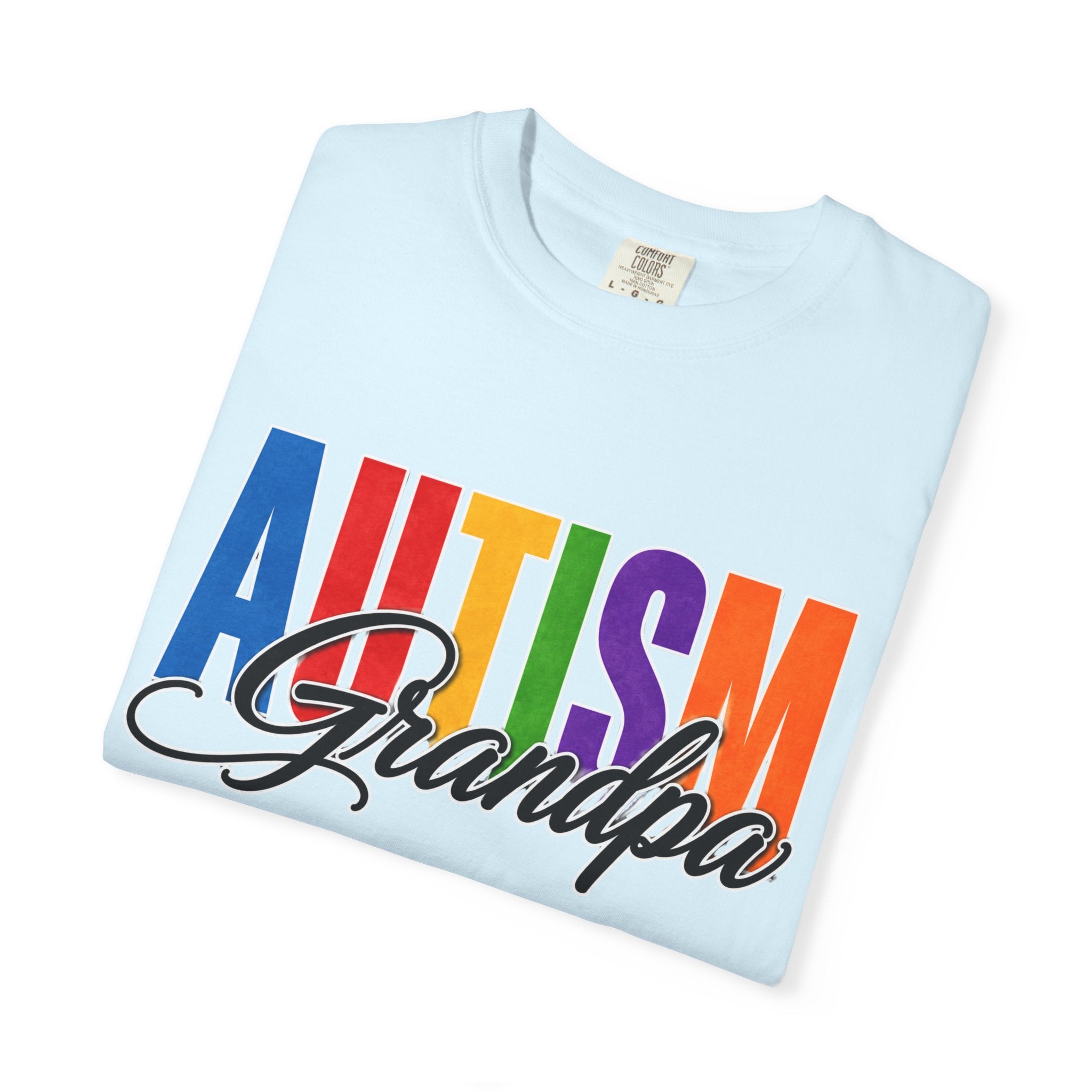 Autism Grandpa Shirt Proud Autism Grandpa T Shirt Autism Awareness Autism Acceptance Gift Puzzle Heart Special Needs Grandpa Tee