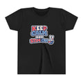 Keep Calm and Stim On Youth Shirt Autism Awareness T Shirt Peace Sign Tee Neurodivergent Kids Sensory Shirt Special Needs Gift