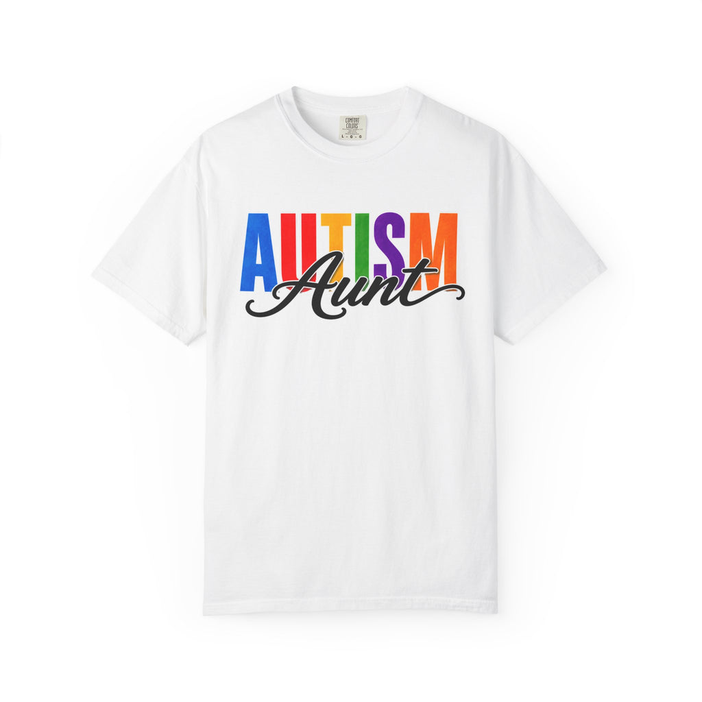 Autism Aunt Shirt Proud Autism Aunt T Shirt Autism Awareness Autism Acceptance Gift Puzzle Heart Special Needs Family Tee