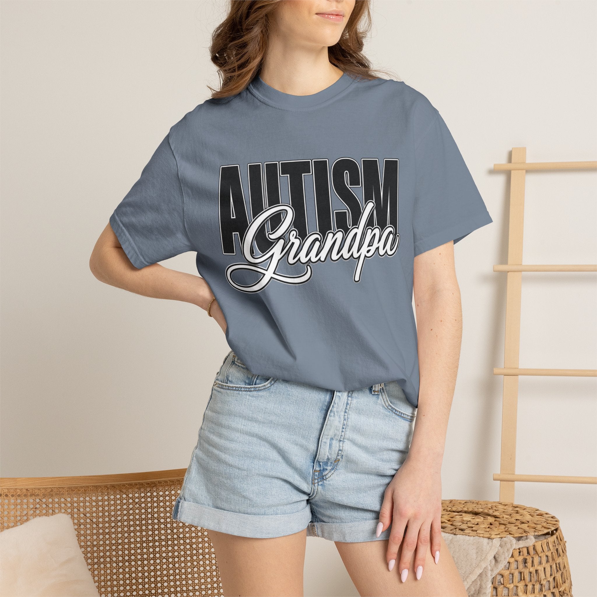 Autism Grandpa Shirt Proud Autism Grandpa T Shirt Autism Awareness Autism Acceptance Gift Puzzle Heart Special Needs Grandpa Tee