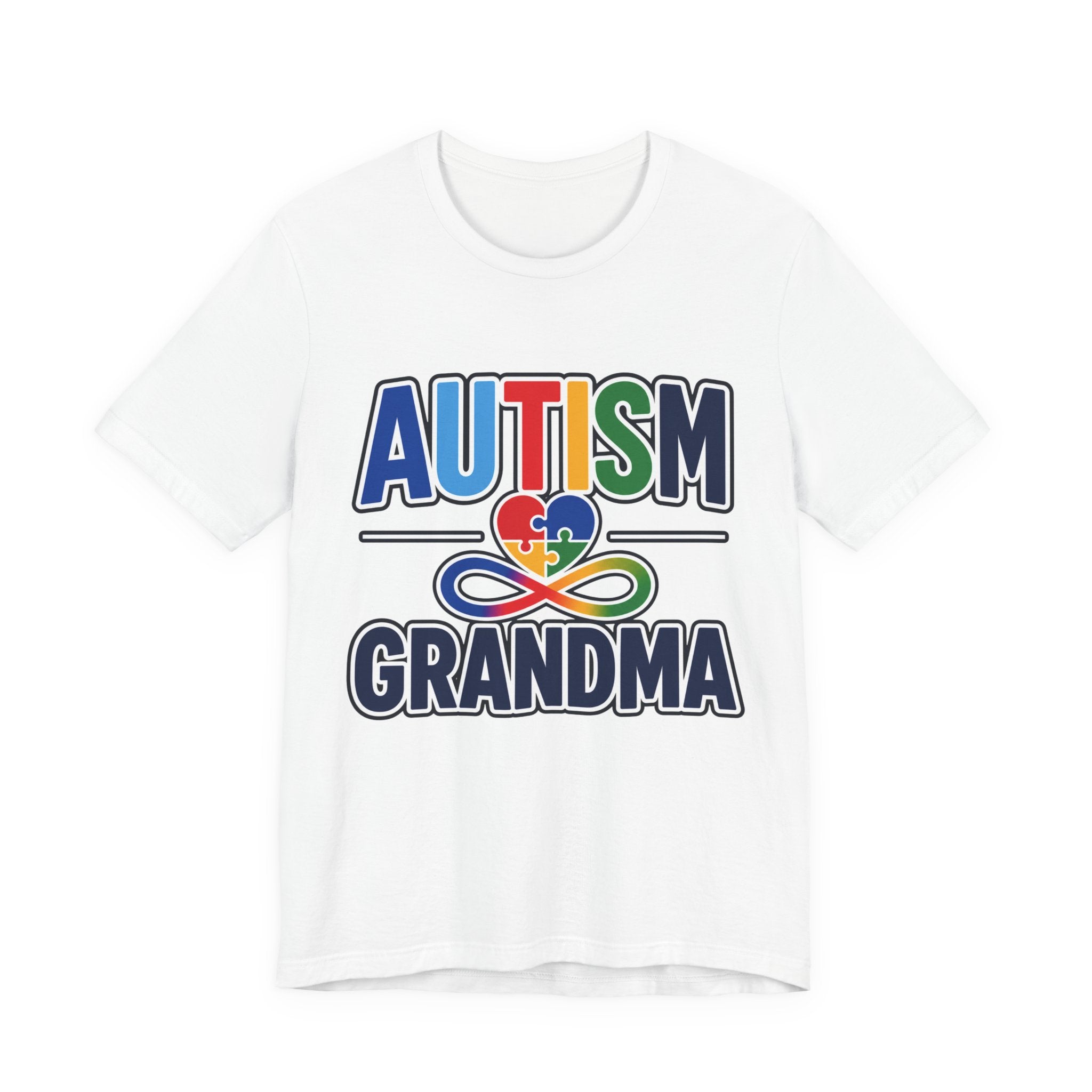 Autism Grandma Shirt | Puzzle Heart Infinity T-Shirt | Proud Autism Grandma Tee | Autism Awareness & Acceptance Gift