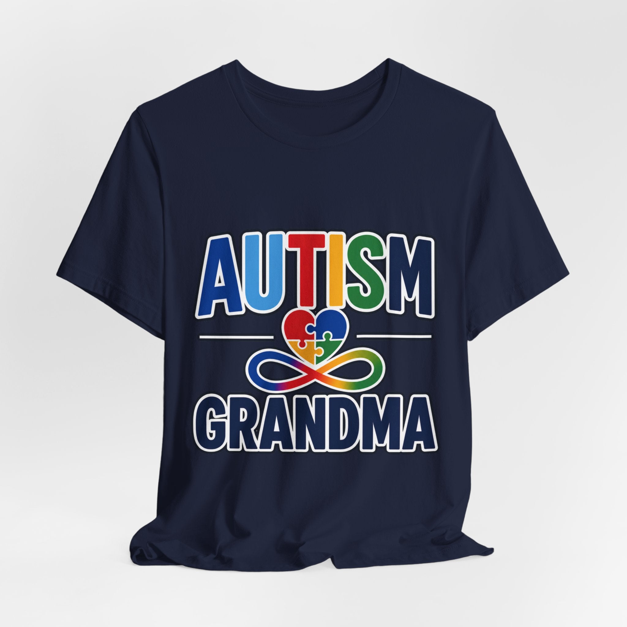 Autism Grandma Shirt | Puzzle Heart Infinity T-Shirt | Proud Autism Grandma Tee | Autism Awareness & Acceptance Gift