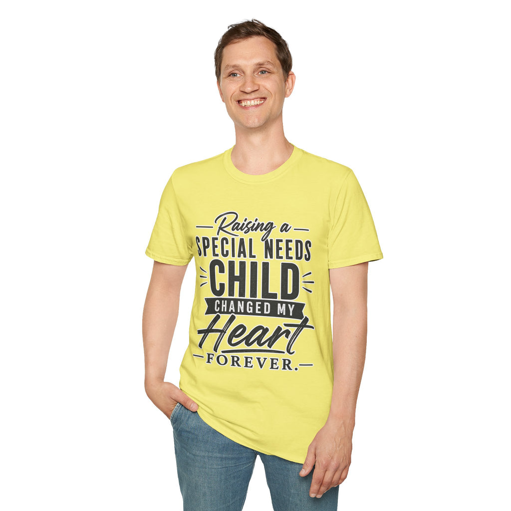 Raising a Special Needs Child T-Shirt — Supportive Special Needs Parent Awareness Tee