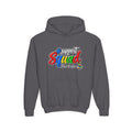 Support Squad Youth Hoodie, Autism Awareness Colorful Script Sweatshirt, Autism Acceptance Hoodie, Matching Family Squad Gift