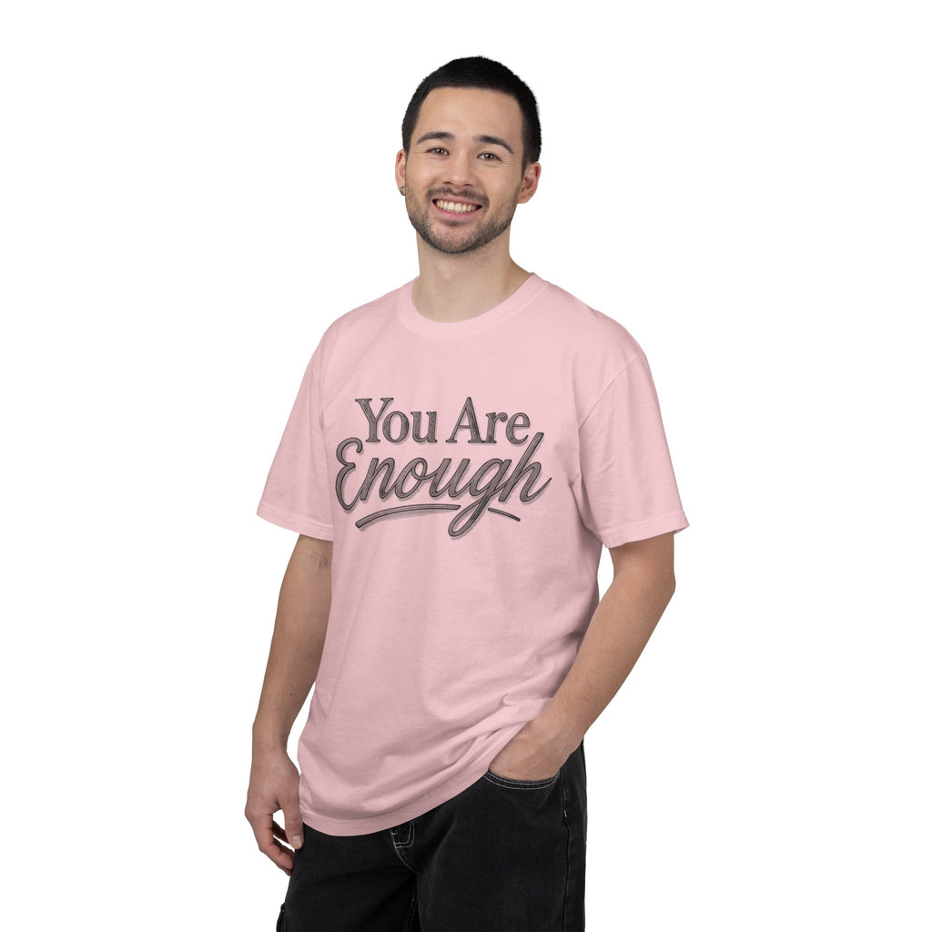 You Are Enough Shirt Inspirational T Shirt Positive Affirmation Tee Mental Health Awareness Shirt Self Love Gift Motivational Apparel