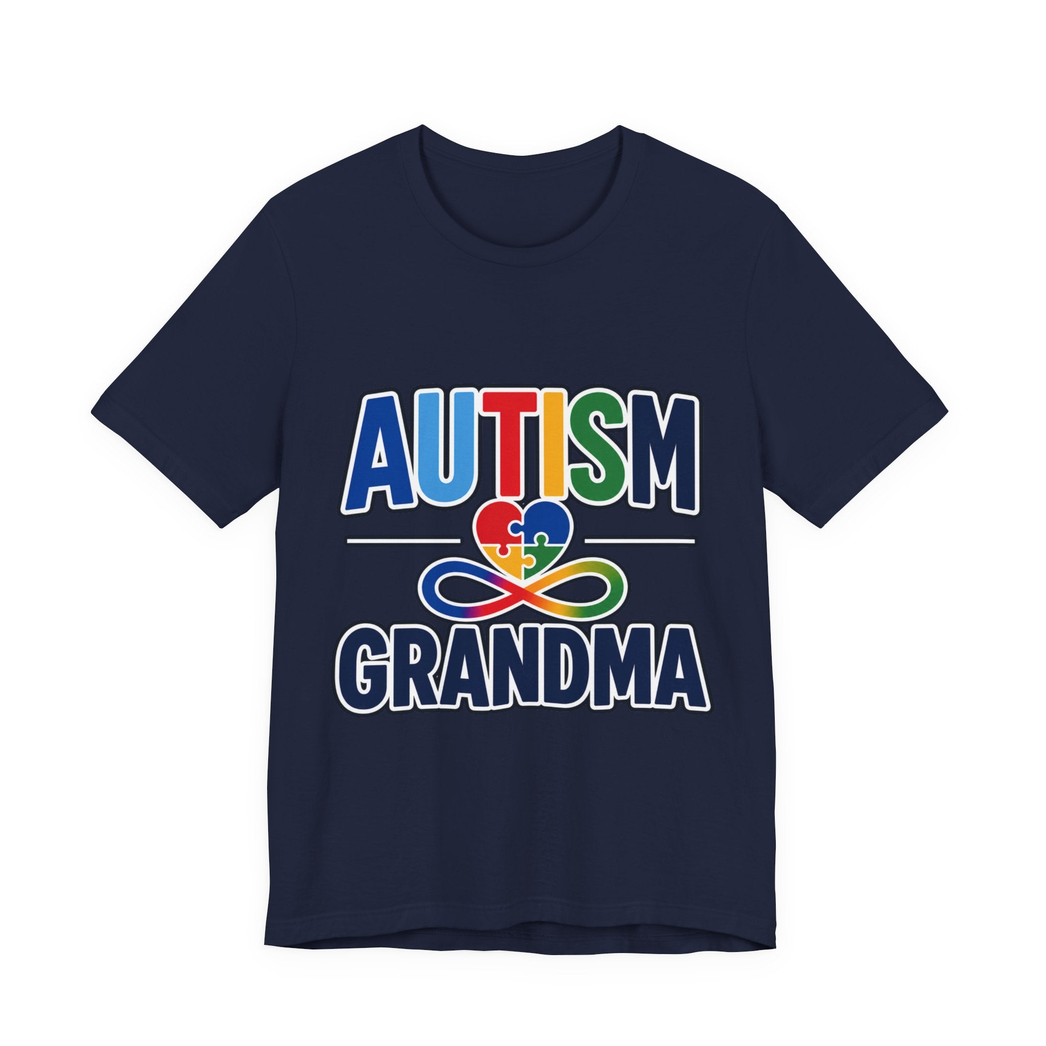 Autism Grandma Shirt | Puzzle Heart Infinity T-Shirt | Proud Autism Grandma Tee | Autism Awareness & Acceptance Gift
