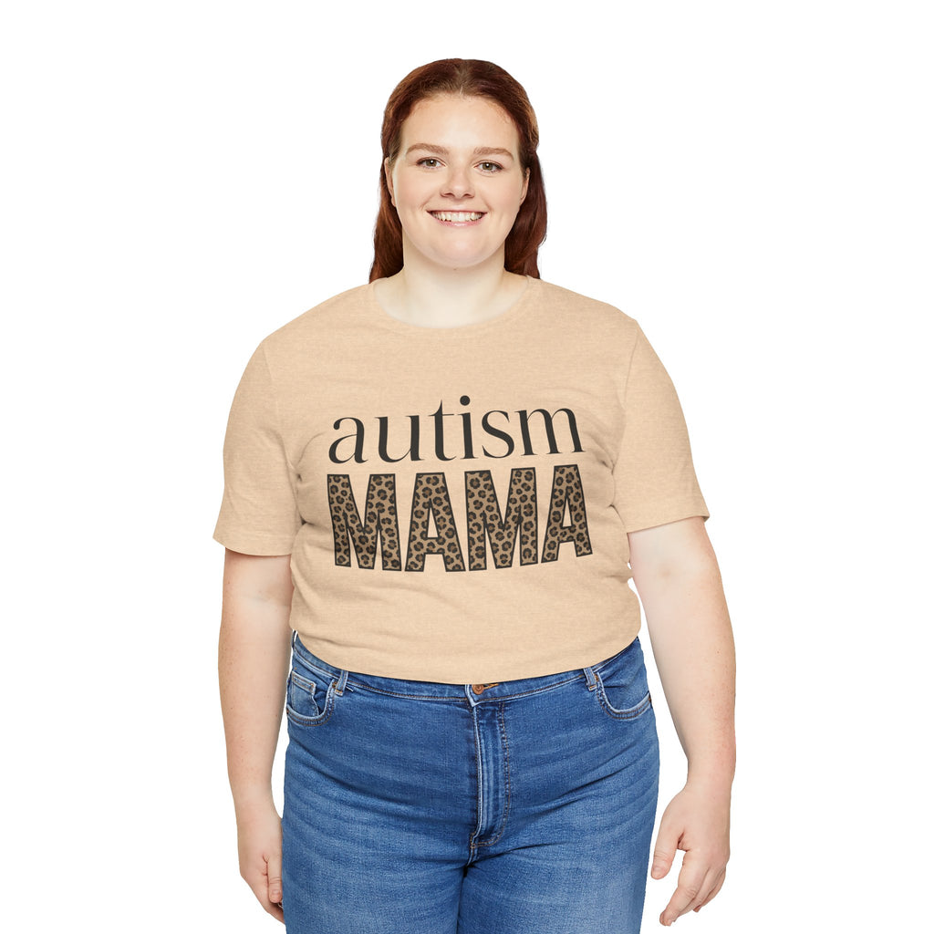 Autism MAMA Leopard Print Tee | Autism Awareness Shirt