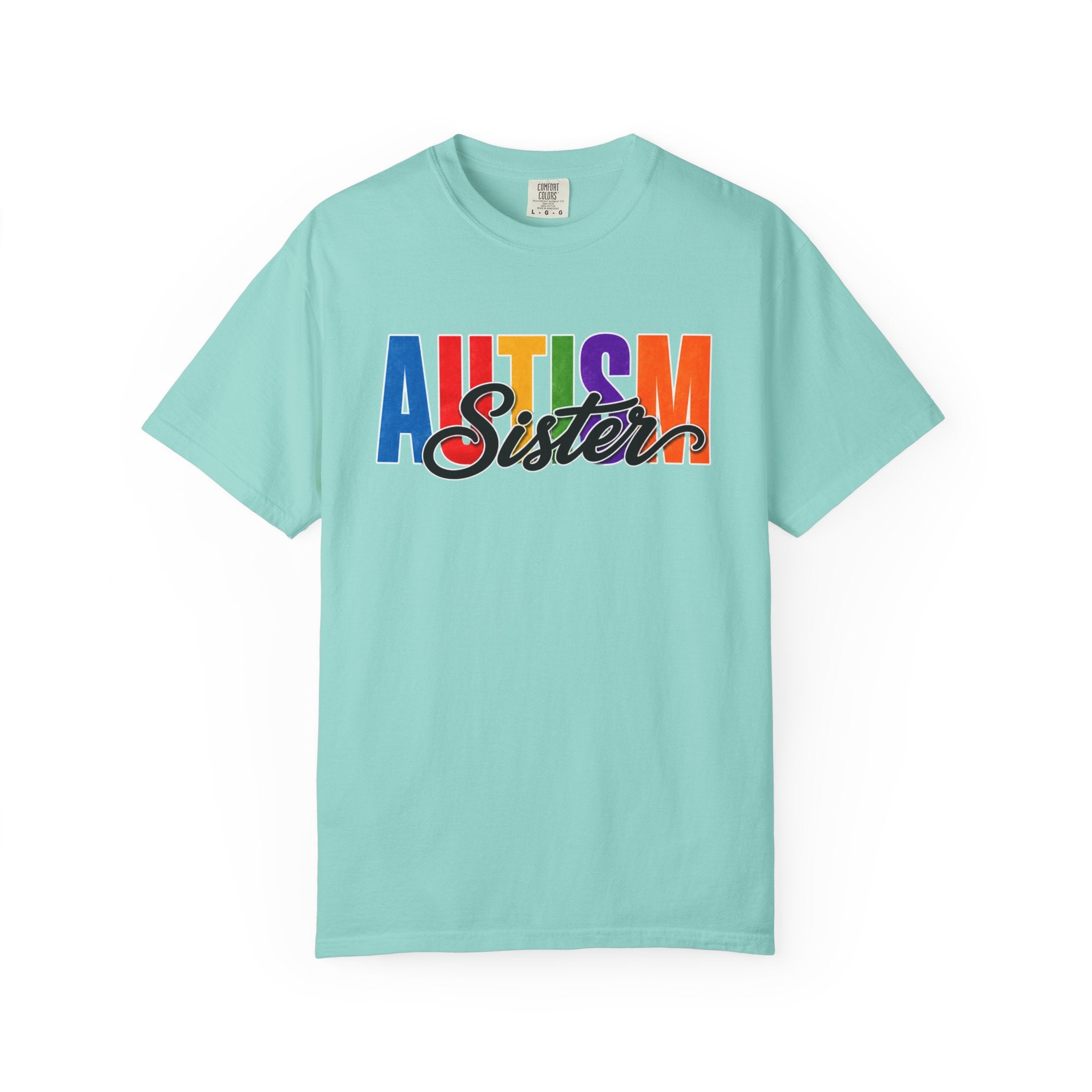 Autism Sister Shirt Proud Autism Sister T Shirt Autism Awareness Autism Acceptance Gift Puzzle Heart Special Needs Sibling Tee