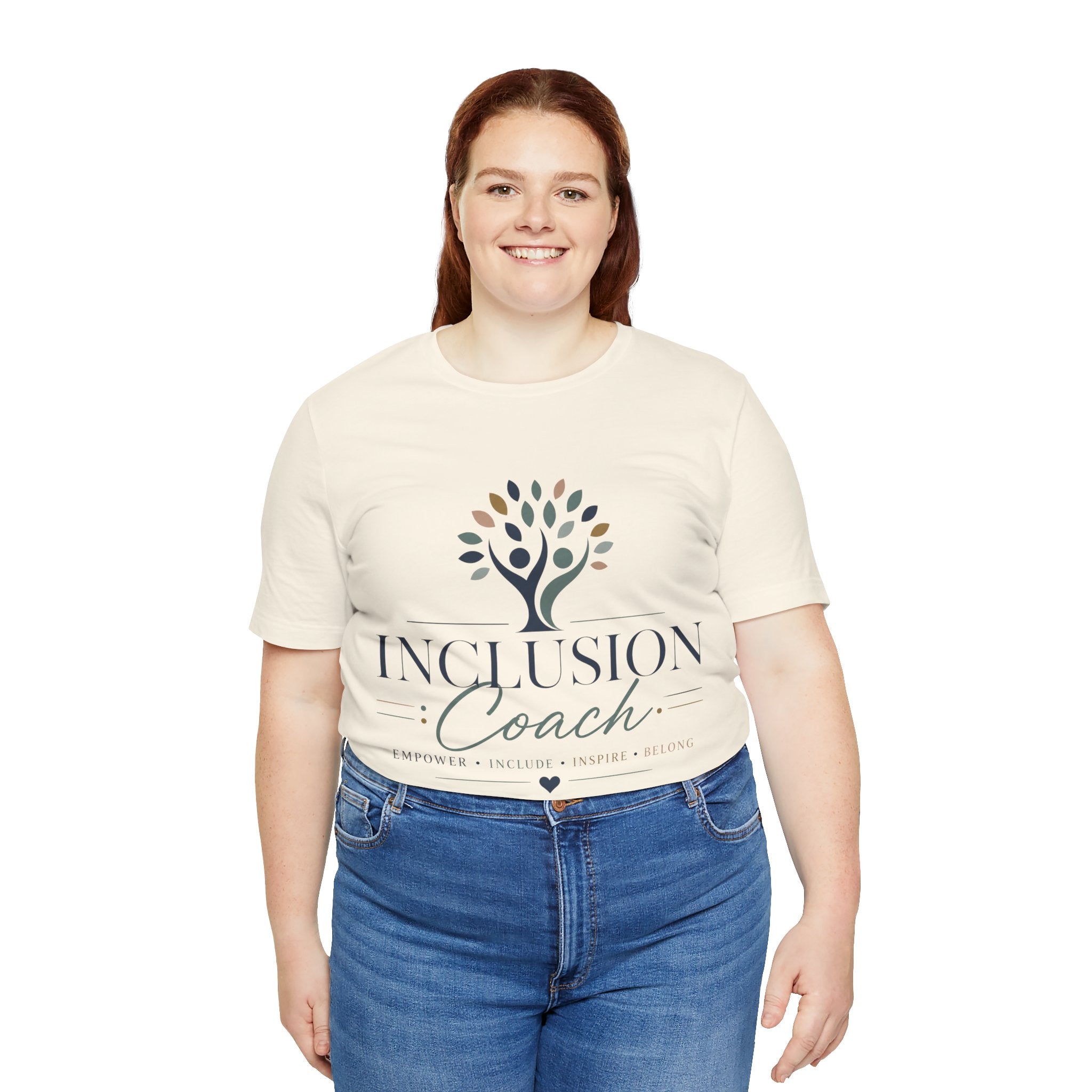 Inclusion Coach T-Shirt | Tree Logo, Empower Inclusivity, Diversity