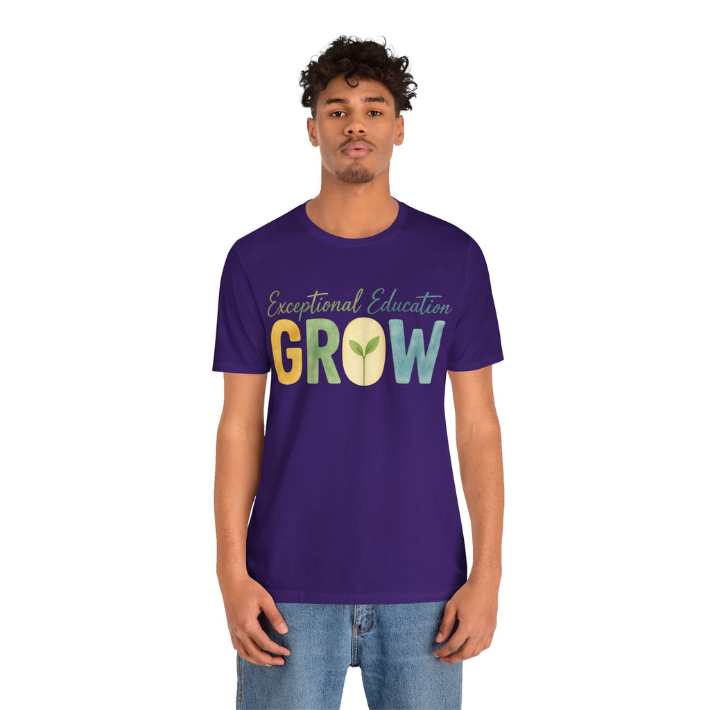 Exceptional Education Teacher Shirt GROW Special Education T Shirt SPED Teacher Gift Inclusive Classroom Autism Teacher Tee