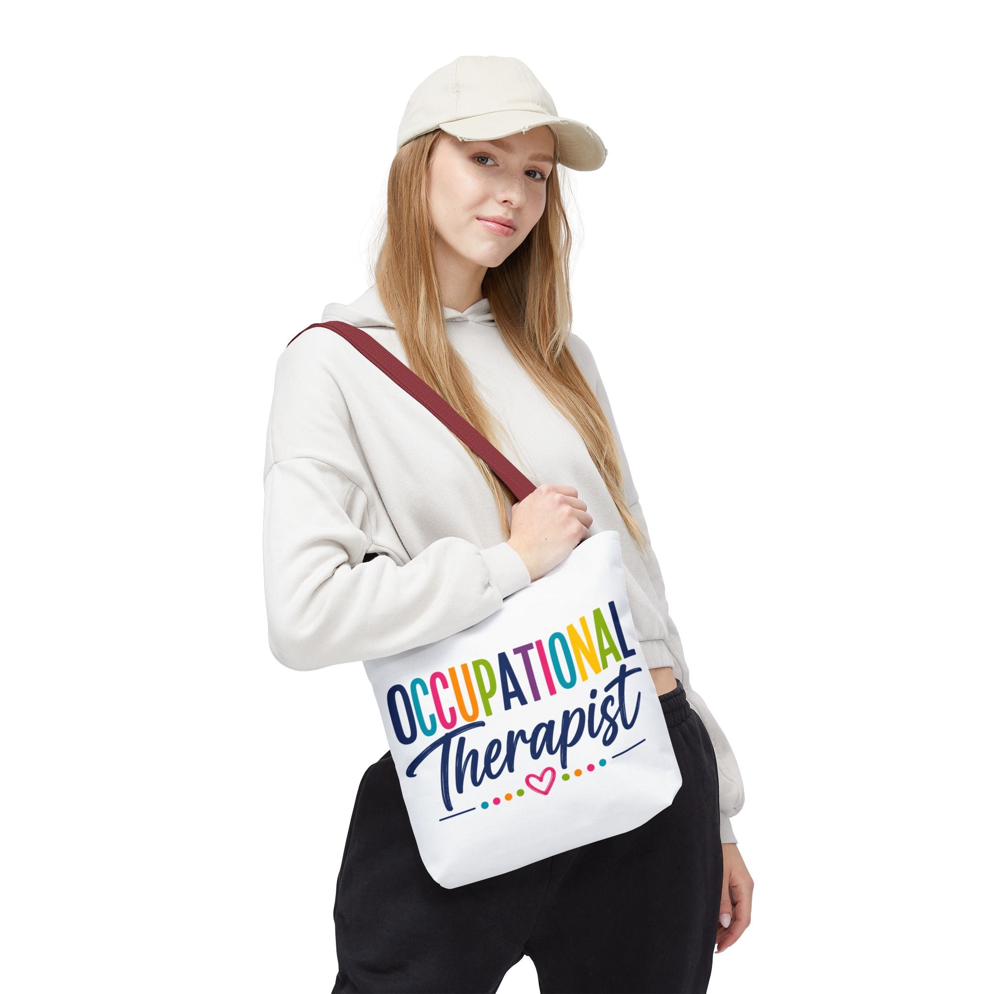 Occupational Therapist Tote Bag | Rainbow Script Healthcare Professional