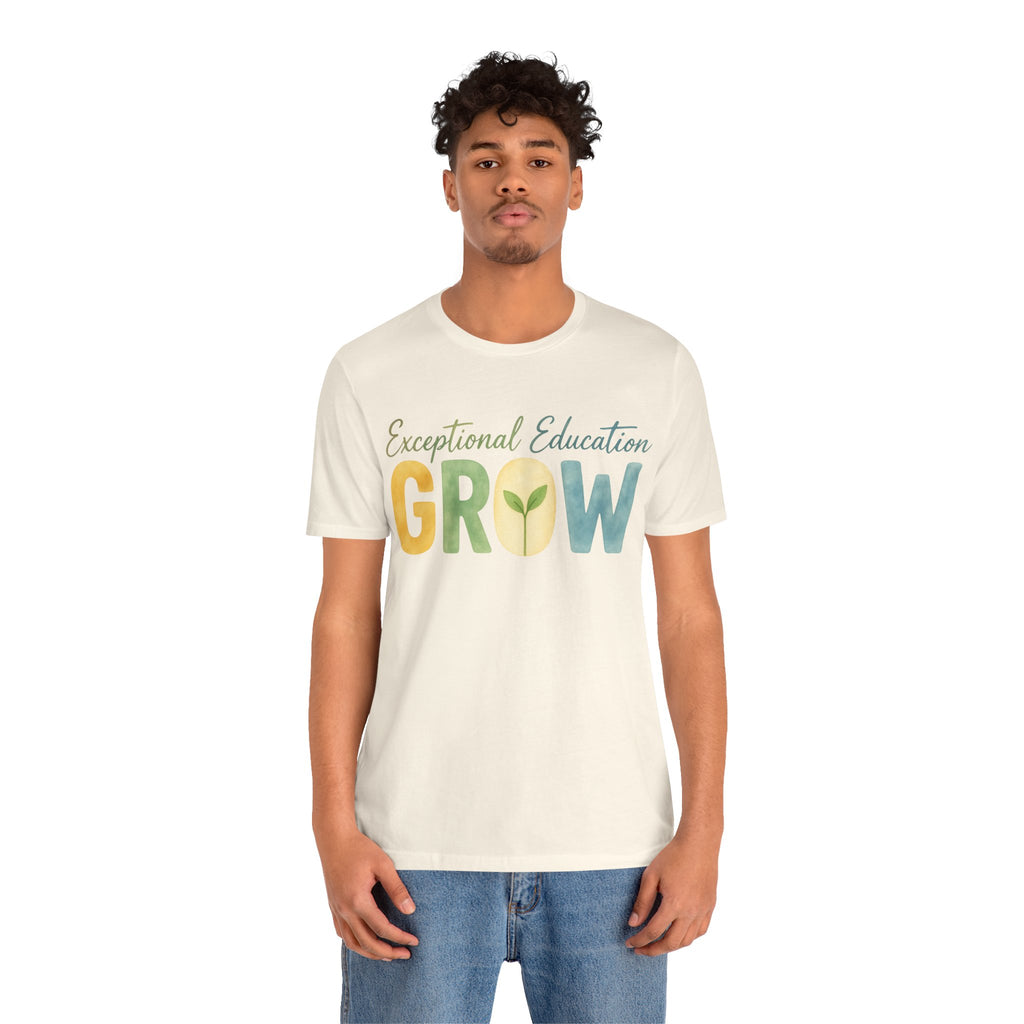 Exceptional Education Teacher Shirt GROW Special Education T Shirt SPED Teacher Gift Inclusive Classroom Autism Teacher Tee