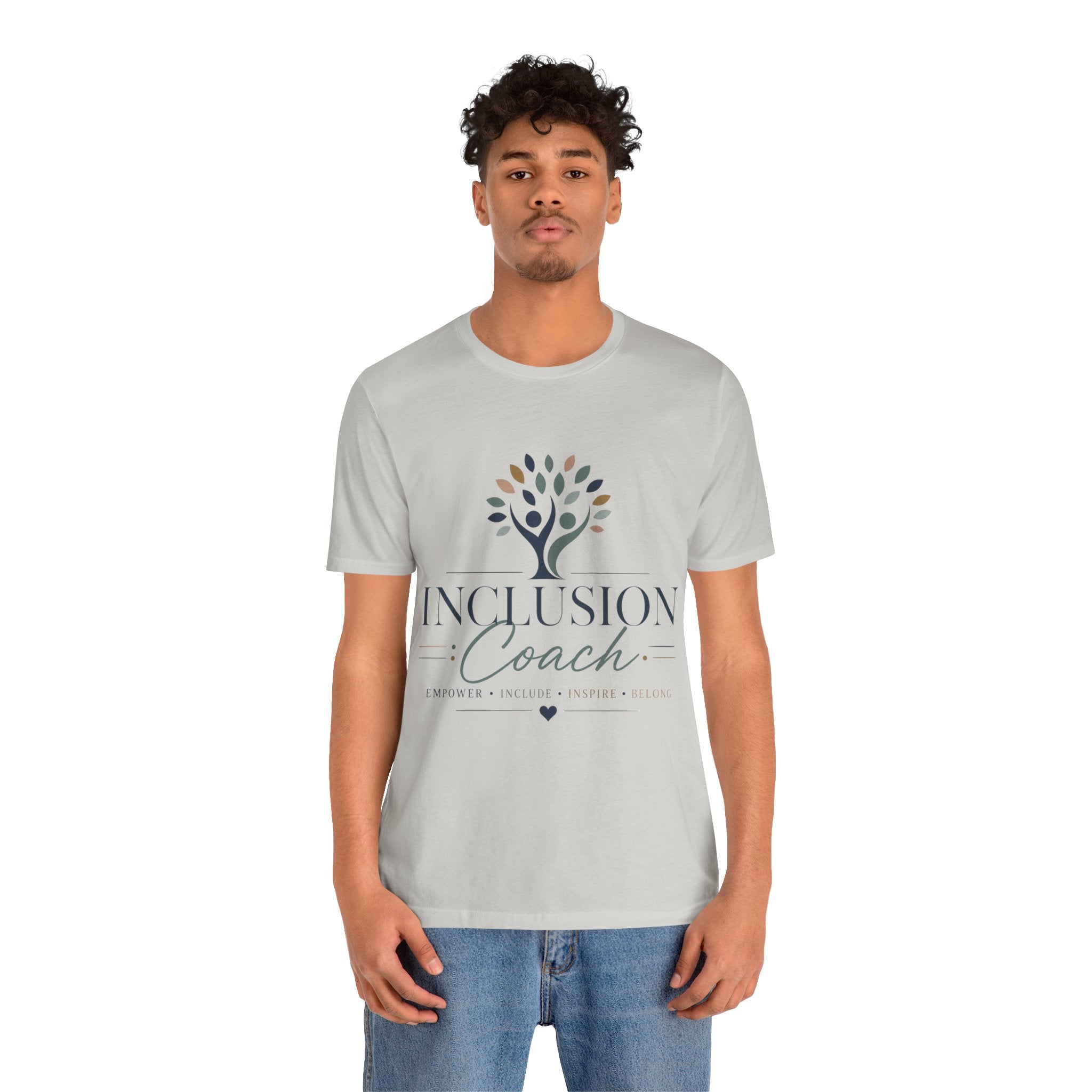 Inclusion Coach T-Shirt | Tree Logo, Empower Inclusivity, Diversity
