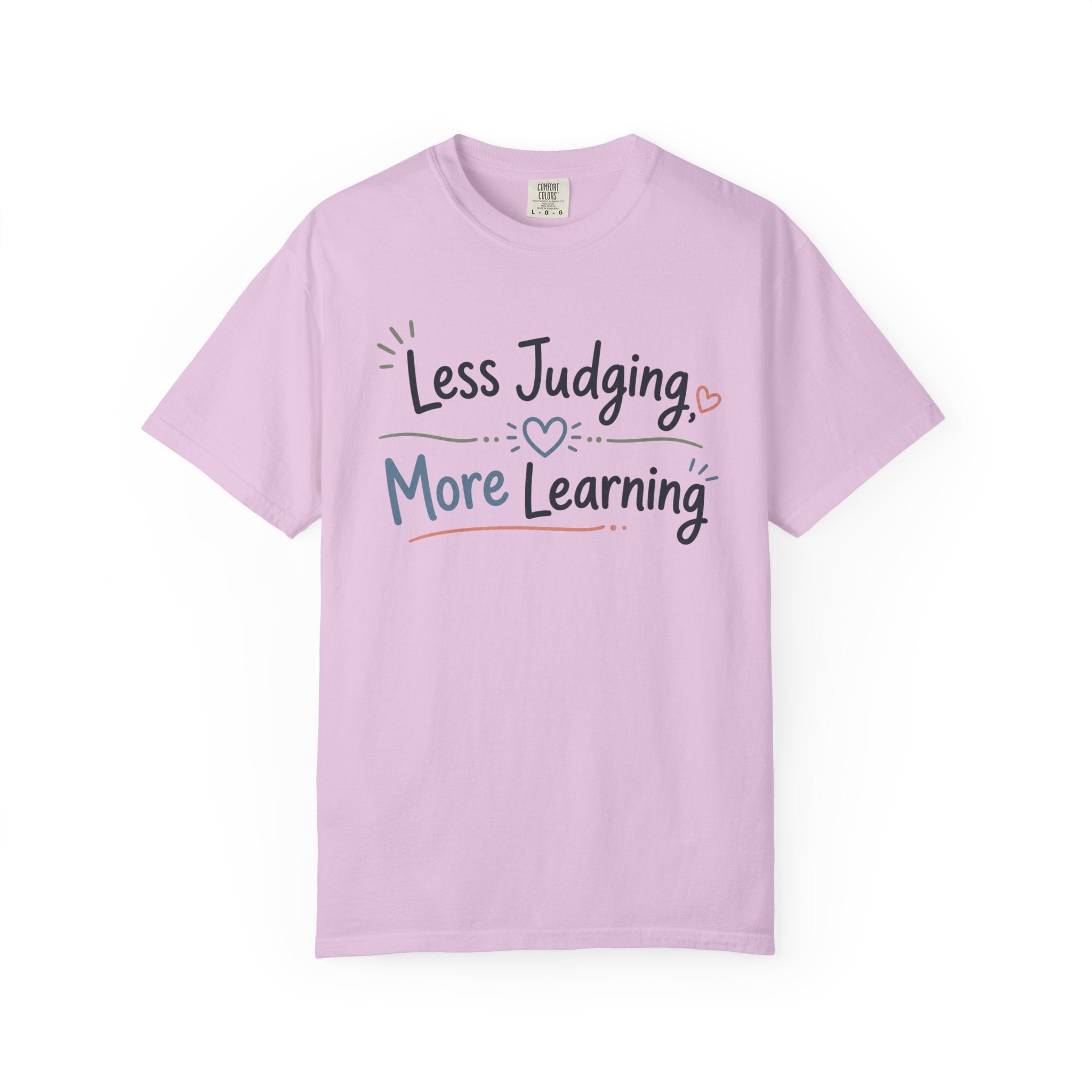 Less Judging More Learning Shirt Inclusion T Shirt Kindness Matters Tee Special Education Teacher Gift Autism Acceptance Apparel