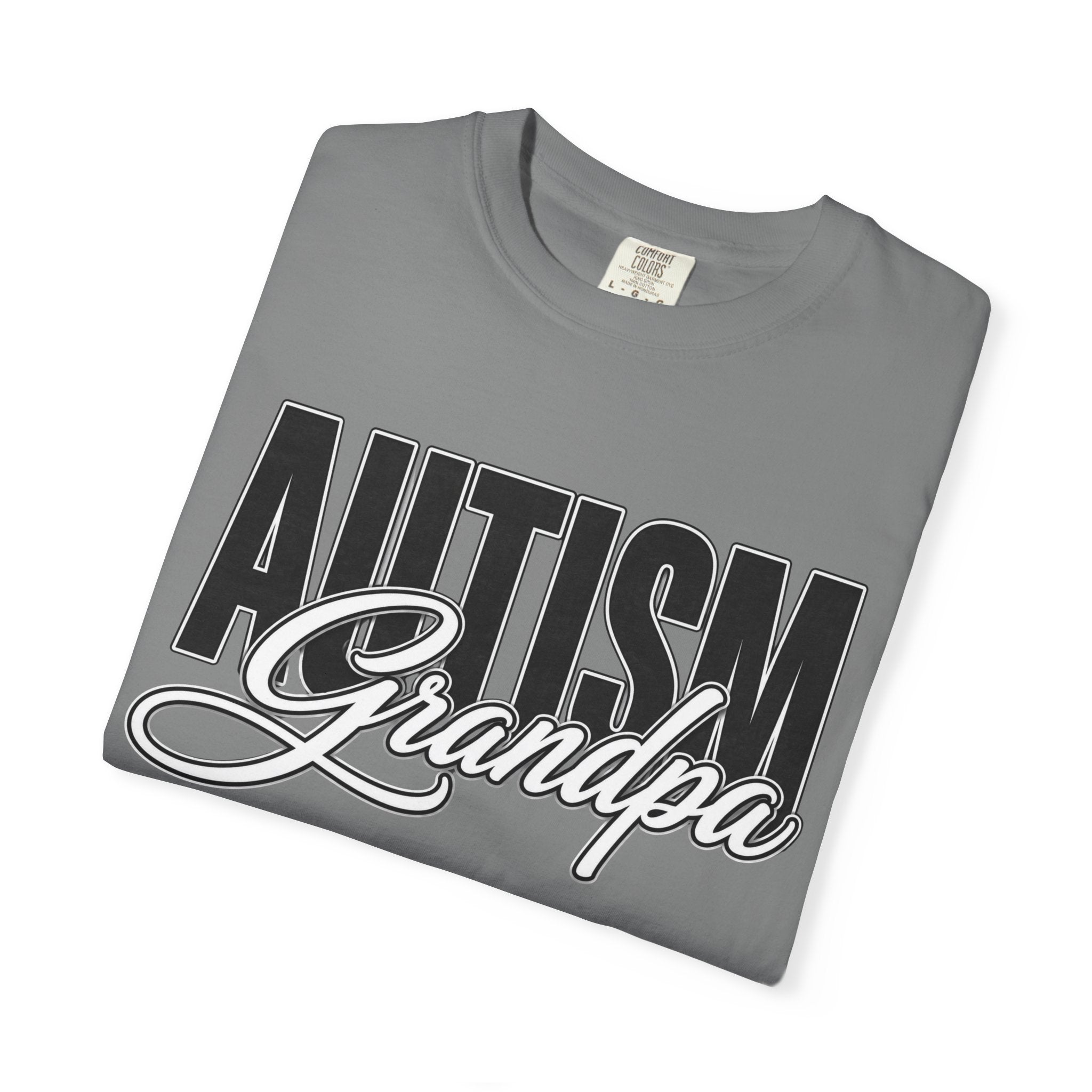 Autism Grandpa Shirt Proud Autism Grandpa T Shirt Autism Awareness Autism Acceptance Gift Puzzle Heart Special Needs Grandpa Tee