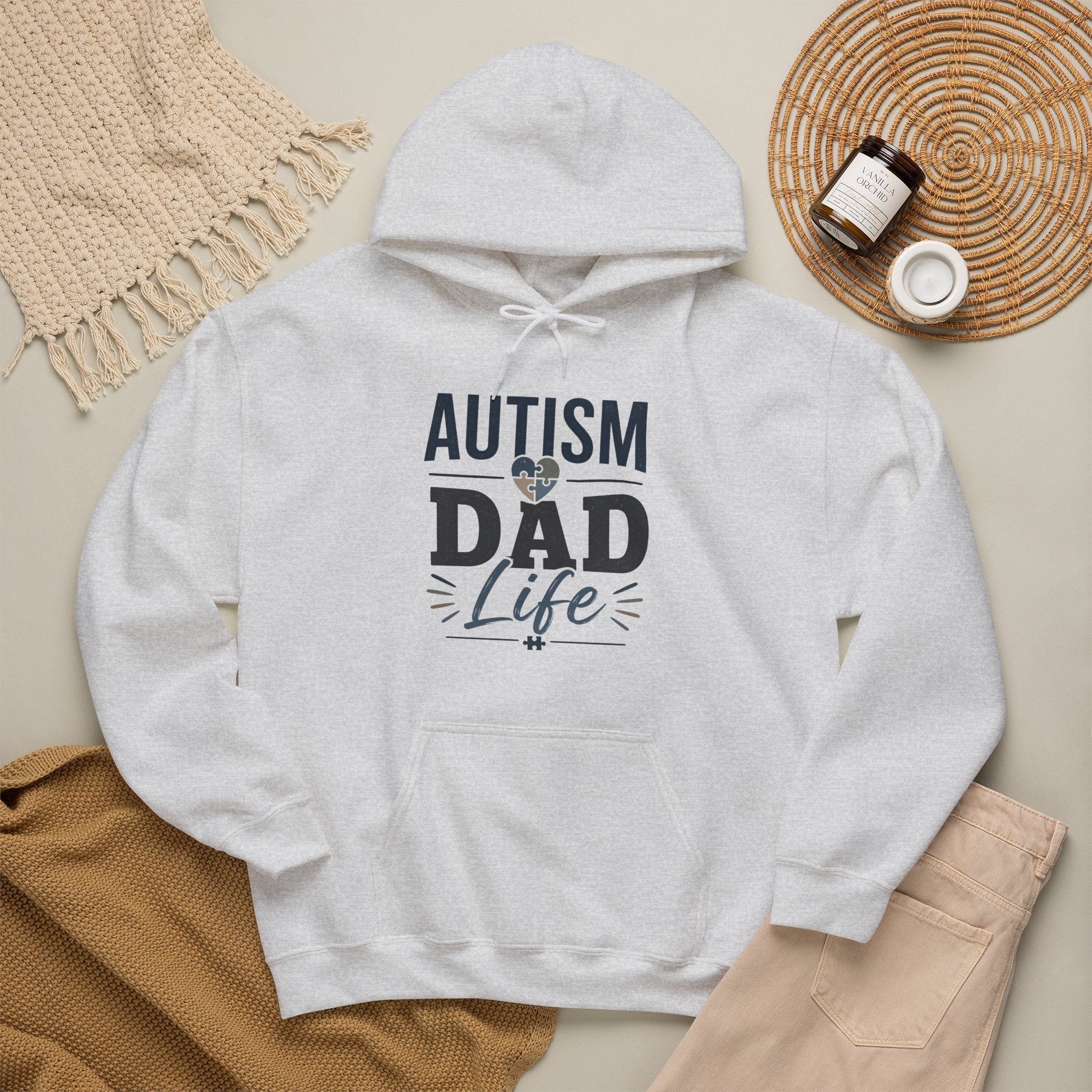 Autism Dad Life Hoodie | Autism Awareness Dad Sweatshirt