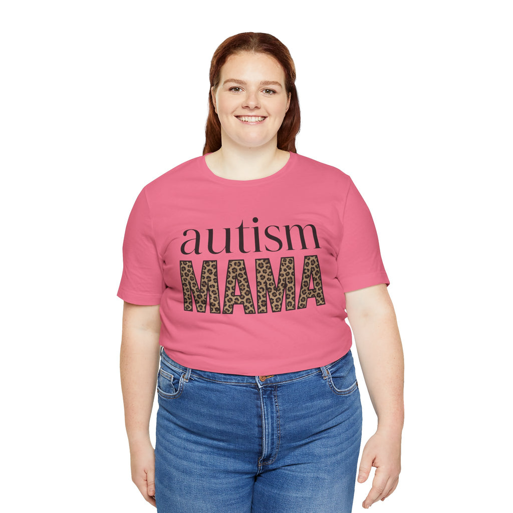 Autism MAMA Leopard Print Tee | Autism Awareness Shirt