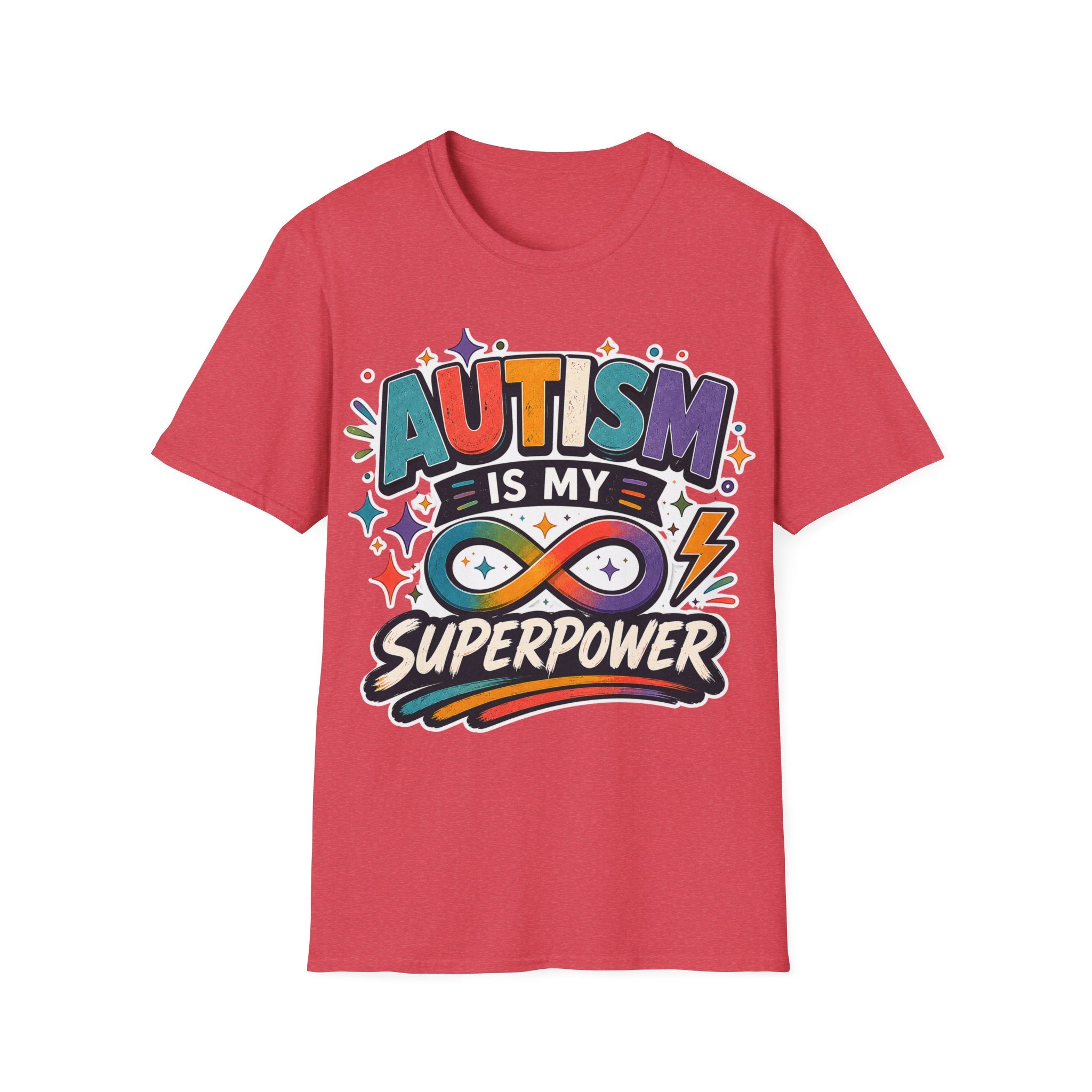 Autism Is My Superpower Shirt Autism Awareness T Shirt Autism Acceptance Tee Infinity Heart Puzzle Design Neurodiversity Gift Unisex