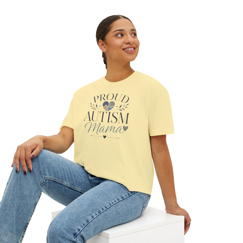 Proud Autism Mama Boxy Tee