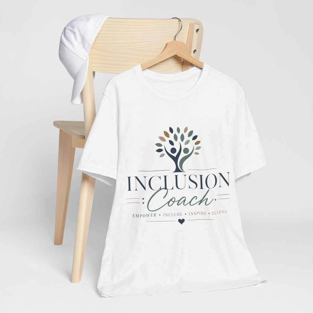 Inclusion Coach T-Shirt | Tree Logo, Empower Inclusivity, Diversity