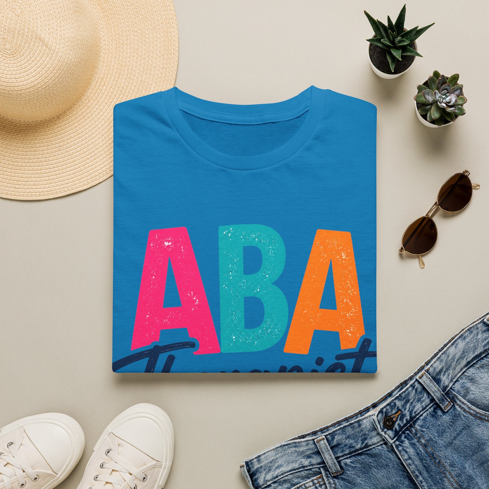 ABA Therapist Shirt  Behavior Technician Gift BCBA RBT Autism Therapist Tee Applied Behavior Analysis Shirt