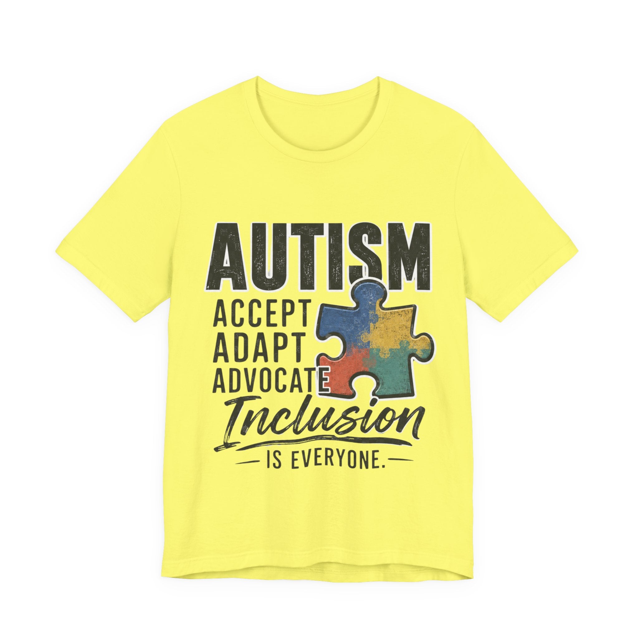 Autism Acceptance Shirt Inclusion Advocate T Shirt Puzzle Piece Tee Neurodiversity Awareness Special Needs Support Unisex Gift