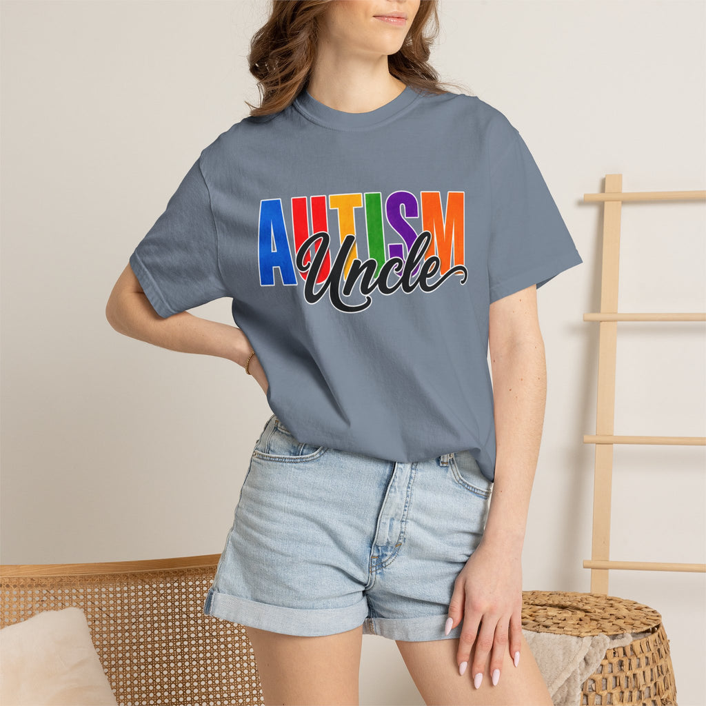 Autism Uncle Shirt Proud Autism Uncle T Shirt Autism Awareness Autism Acceptance Gift Puzzle Heart Special Needs Family Tee