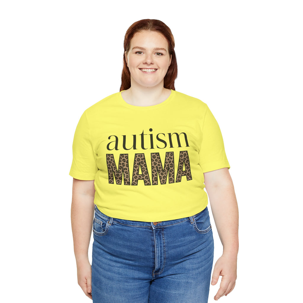 Autism MAMA Leopard Print Tee | Autism Awareness Shirt