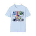 Autism Puzzle Heart Brother T-Shirt | Rainbow Awareness Tee