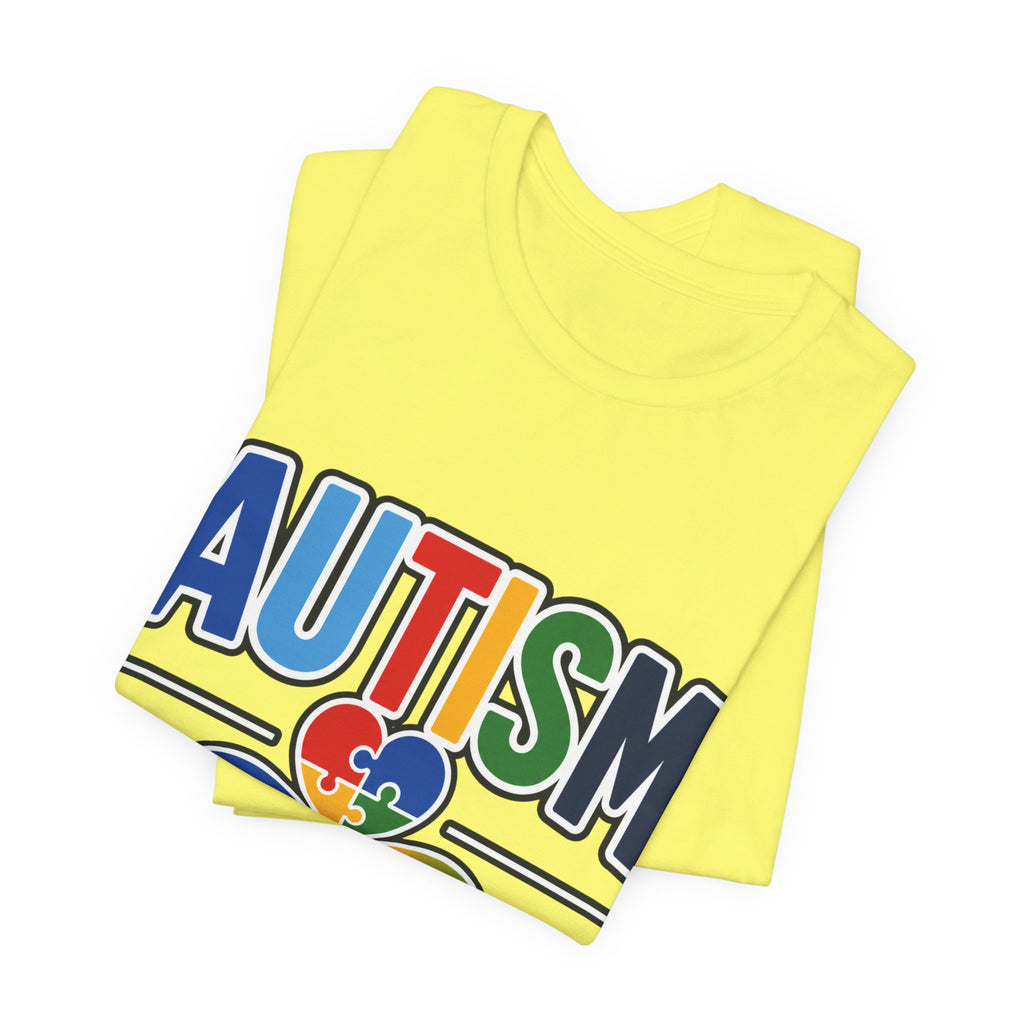 Autism Aunt Shirt | Colorful Puzzle Heart Tee | Autism Acceptance Gift for Aunt | Neurodiversity Awareness T-Shirt | Family Apparel