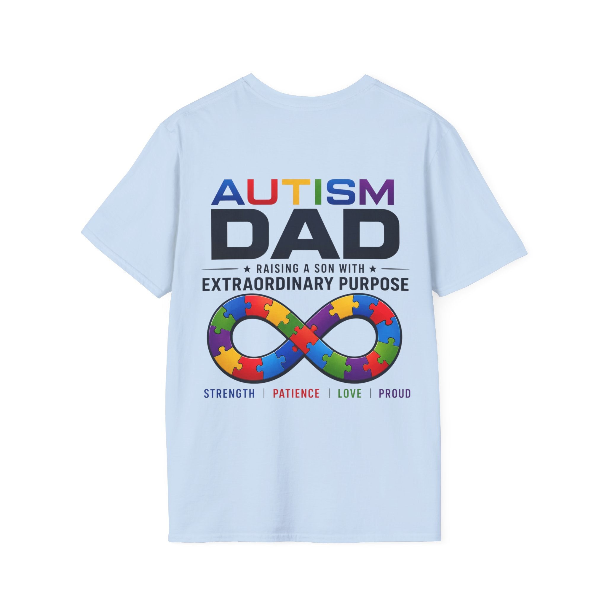 Autism Dad Shirt, Proud Dad Raising an Autistic Son Tee, Autism Acceptance T-Shirt, Special Needs Dad Gift, Autism Parent Shirt, Inclusion Apparel