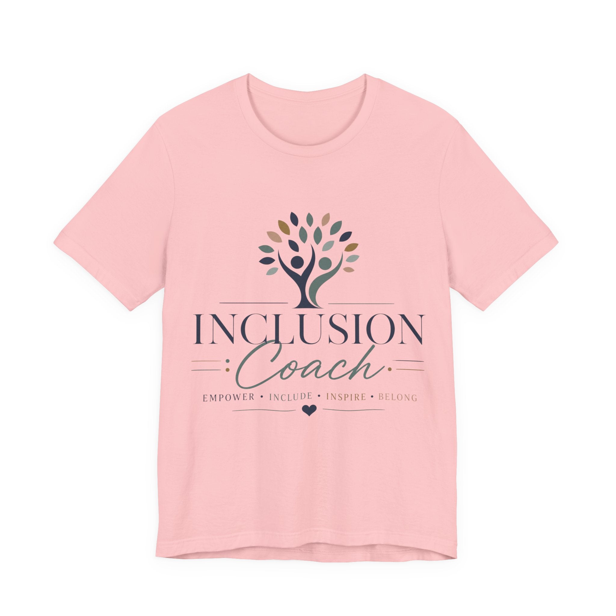 Inclusion Coach T-Shirt | Tree Logo, Empower Inclusivity, Diversity