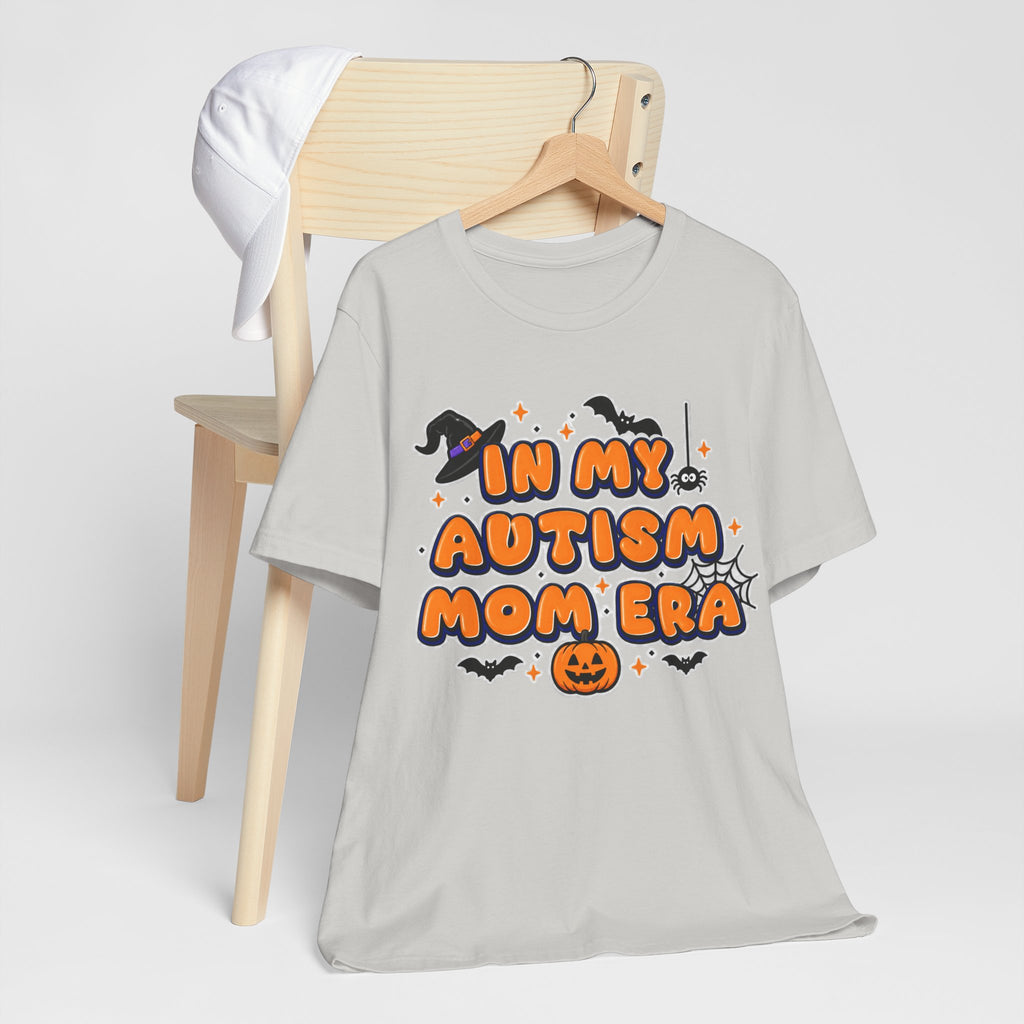 In My Autism Mom Era Tee | Halloween Pumpkin Witch Bat Spiderweb