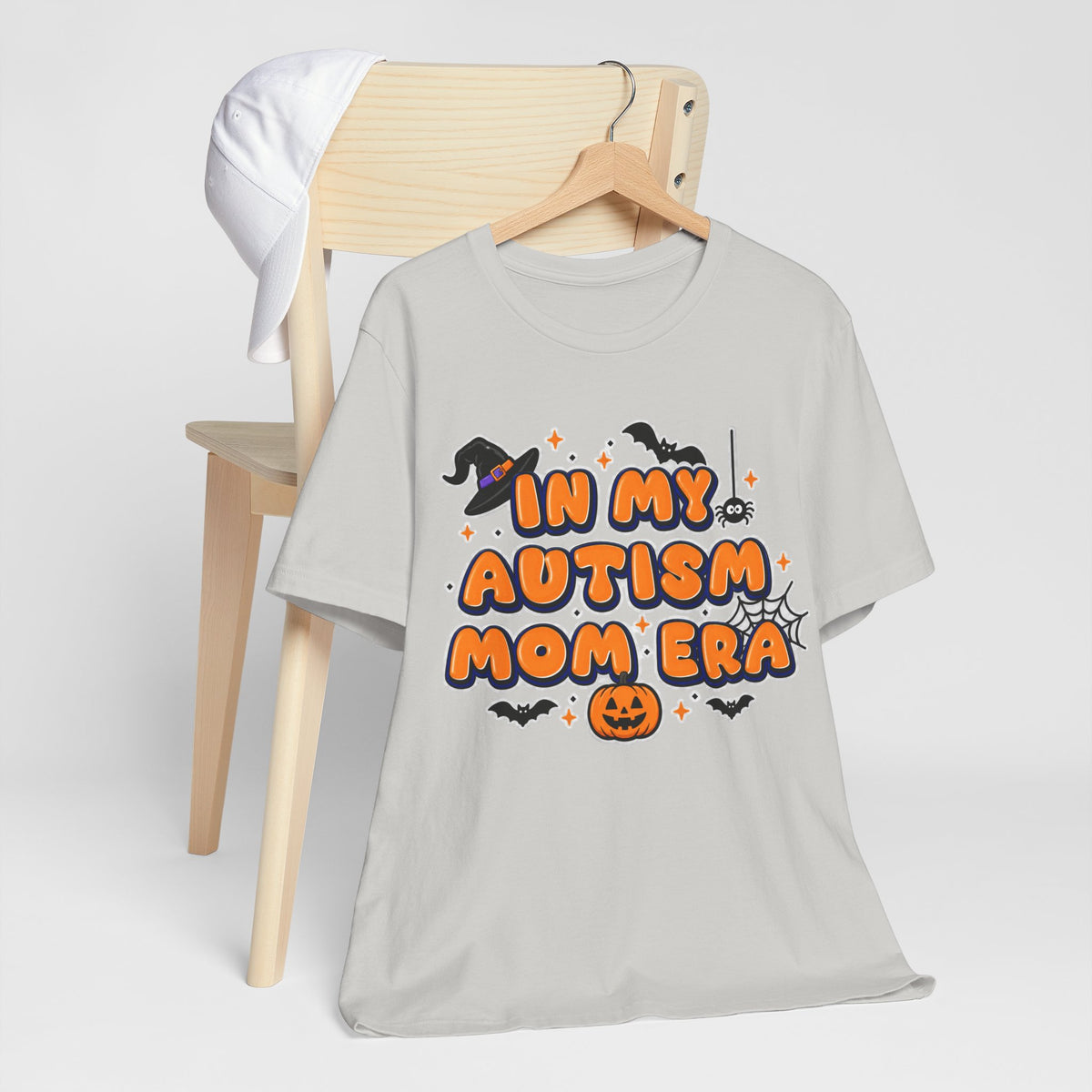In My Autism Mom Era Tee | Halloween Pumpkin Witch Bat Spiderweb