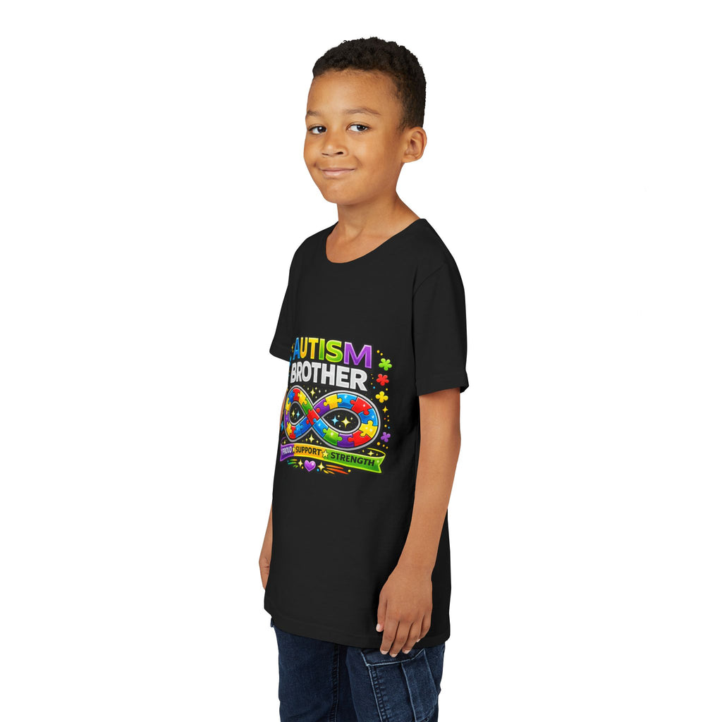 Autism Brother Shirt | Autism Sibling Tee | Infinity Puzzle Shirt | Proud Support Strength | Autism Acceptance Gift for Brother