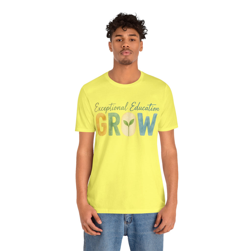 Exceptional Education Teacher Shirt GROW Special Education T Shirt SPED Teacher Gift Inclusive Classroom Autism Teacher Tee