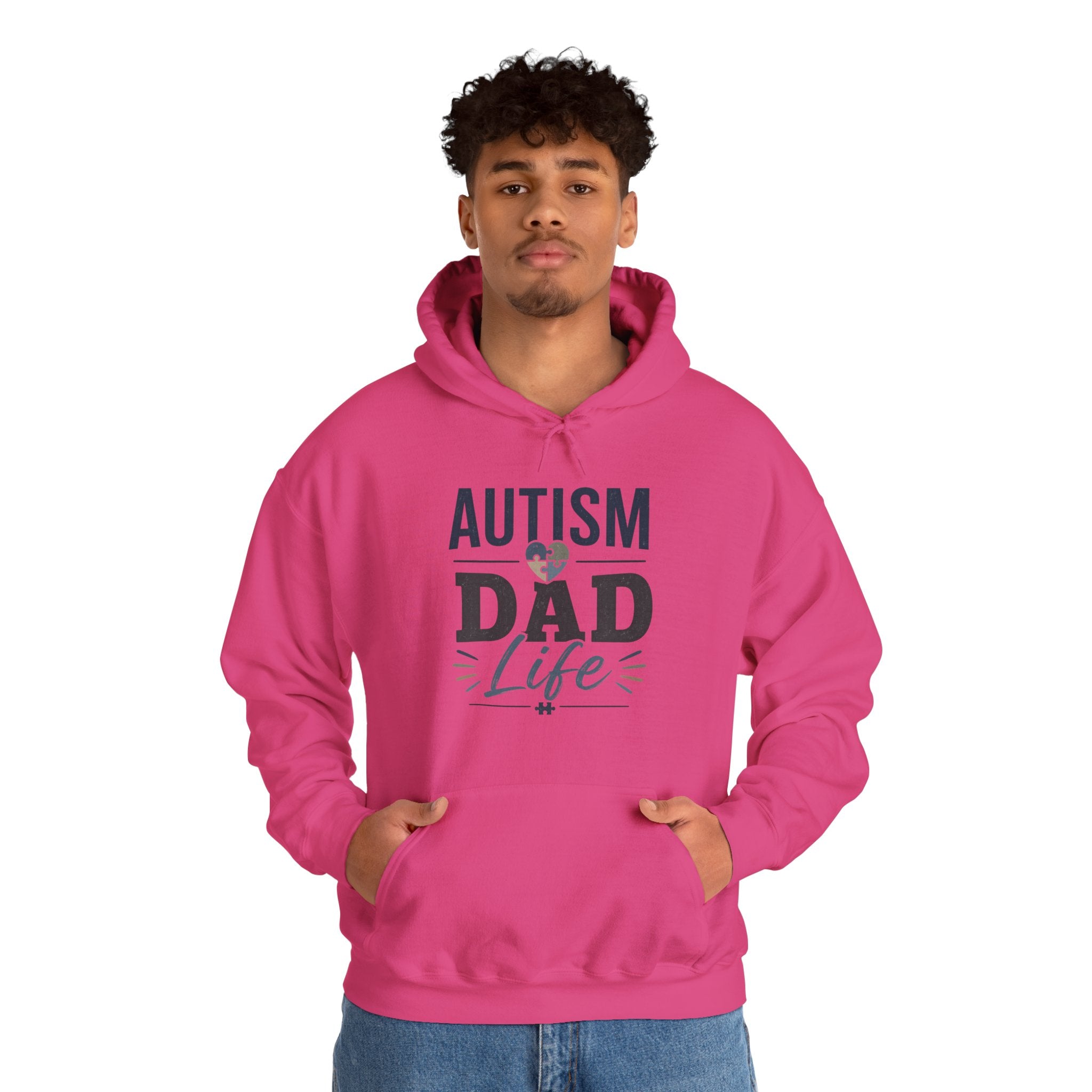 Autism Dad Life Hoodie | Autism Awareness Dad Sweatshirt