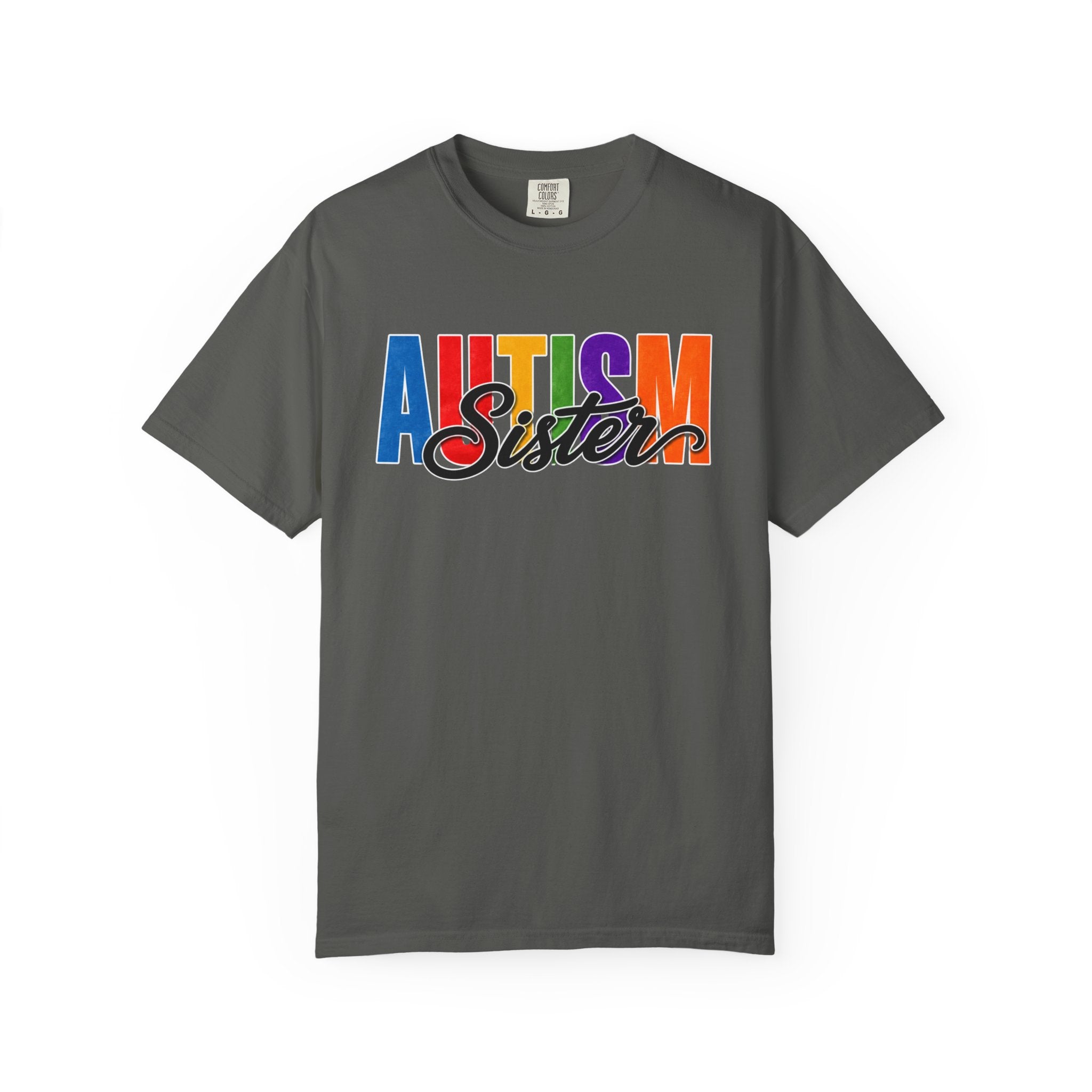 Autism Sister Shirt Proud Autism Sister T Shirt Autism Awareness Autism Acceptance Gift Puzzle Heart Special Needs Sibling Tee