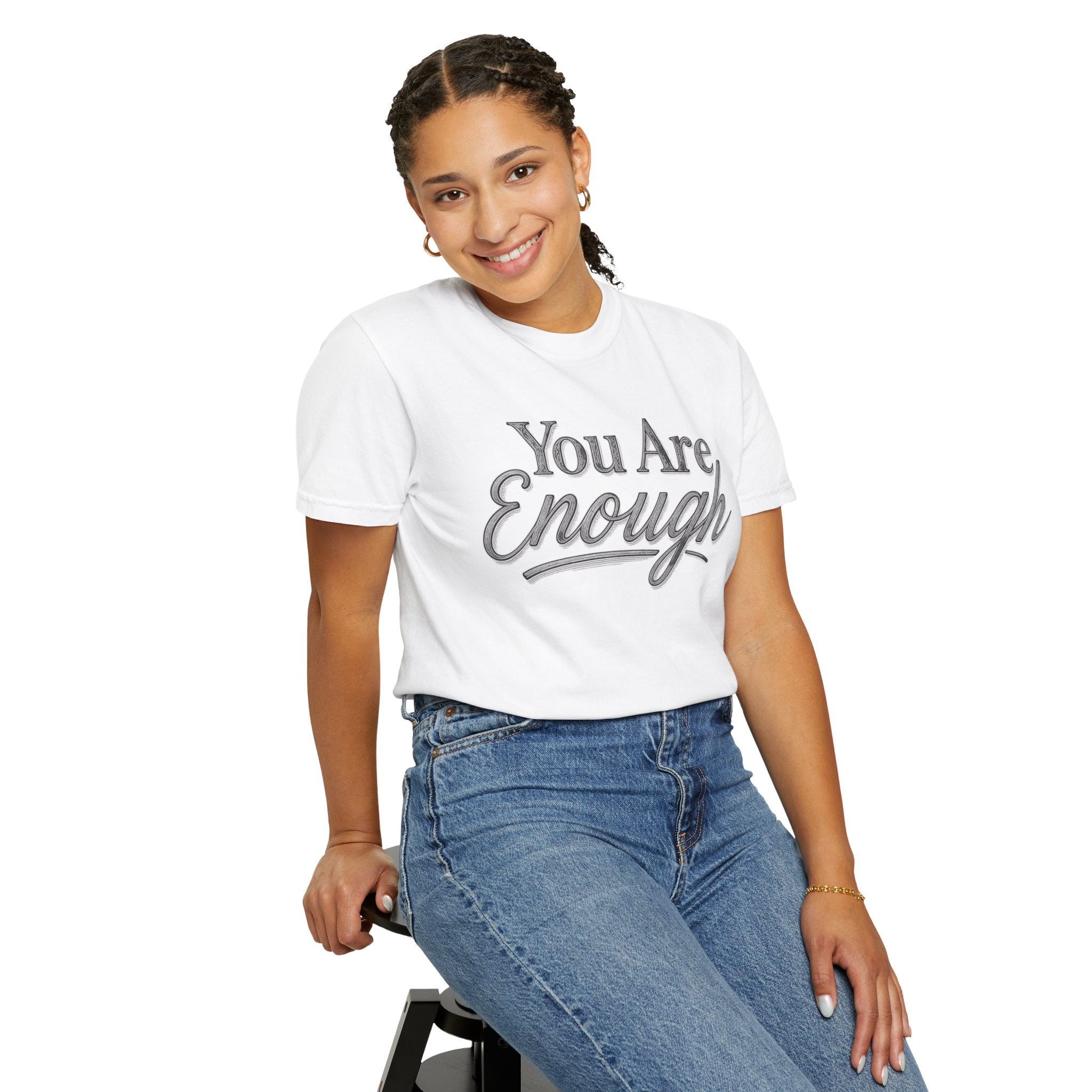 You Are Enough Shirt Inspirational T Shirt Positive Affirmation Tee Mental Health Awareness Shirt Self Love Gift Motivational Apparel