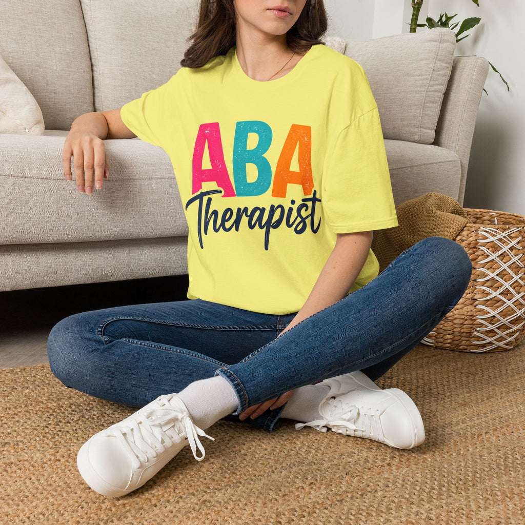 ABA Therapist Shirt  Behavior Technician Gift BCBA RBT Autism Therapist Tee Applied Behavior Analysis Shirt